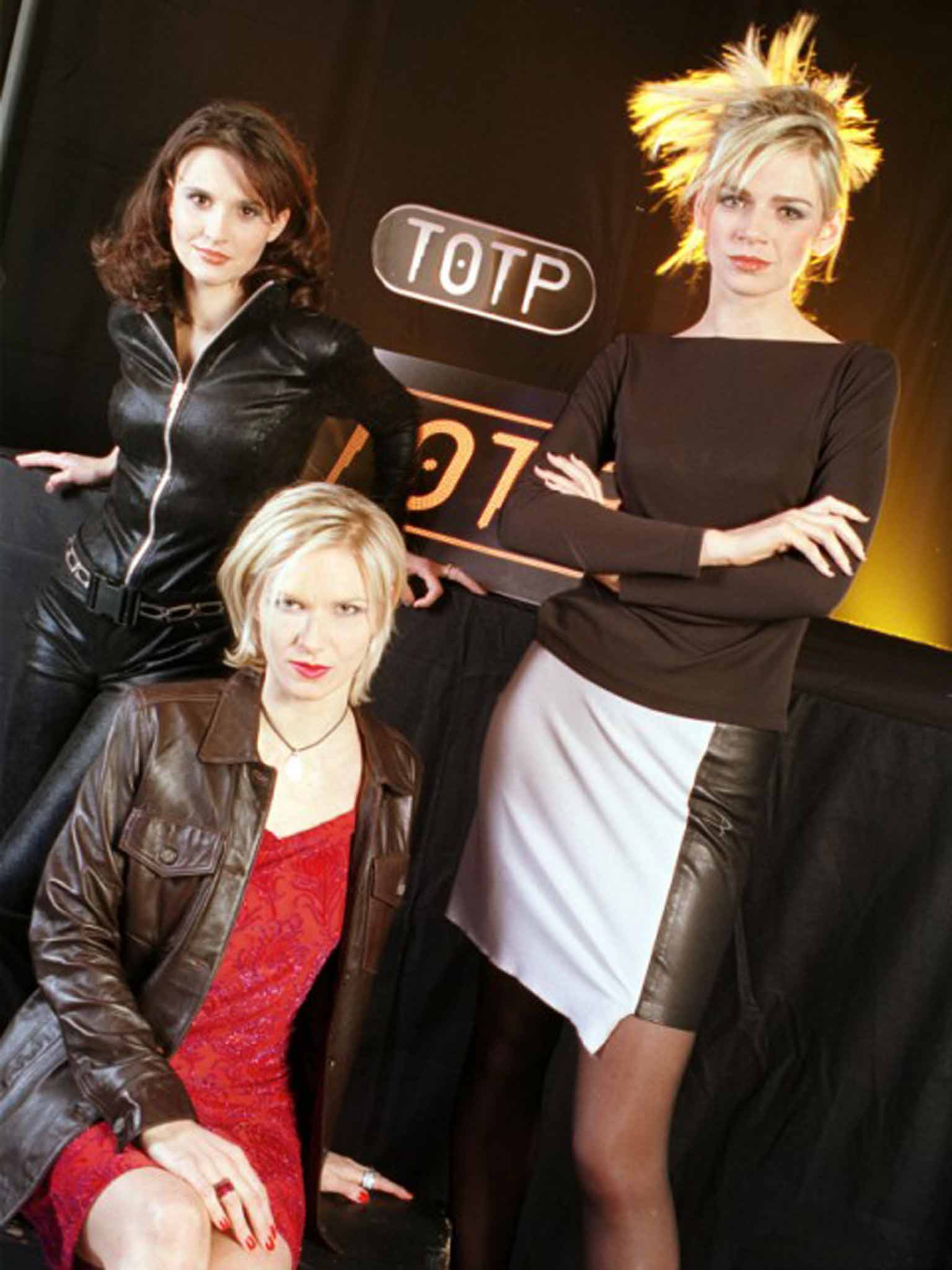 Jayne Middlemiss, Jo Whiley and Zoe Ball in 1997