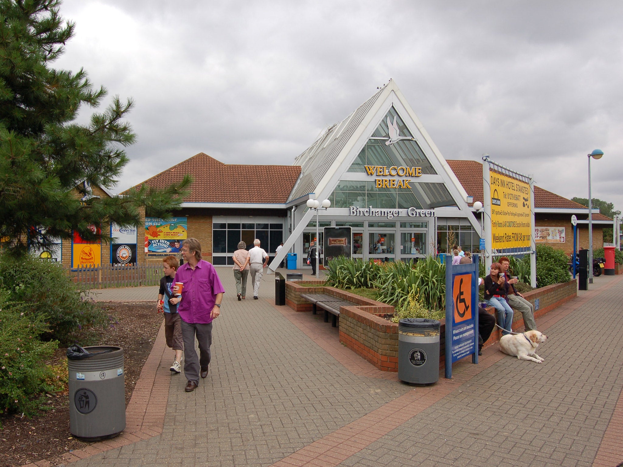 Birchanger Green motorway services in East Hertfordshire