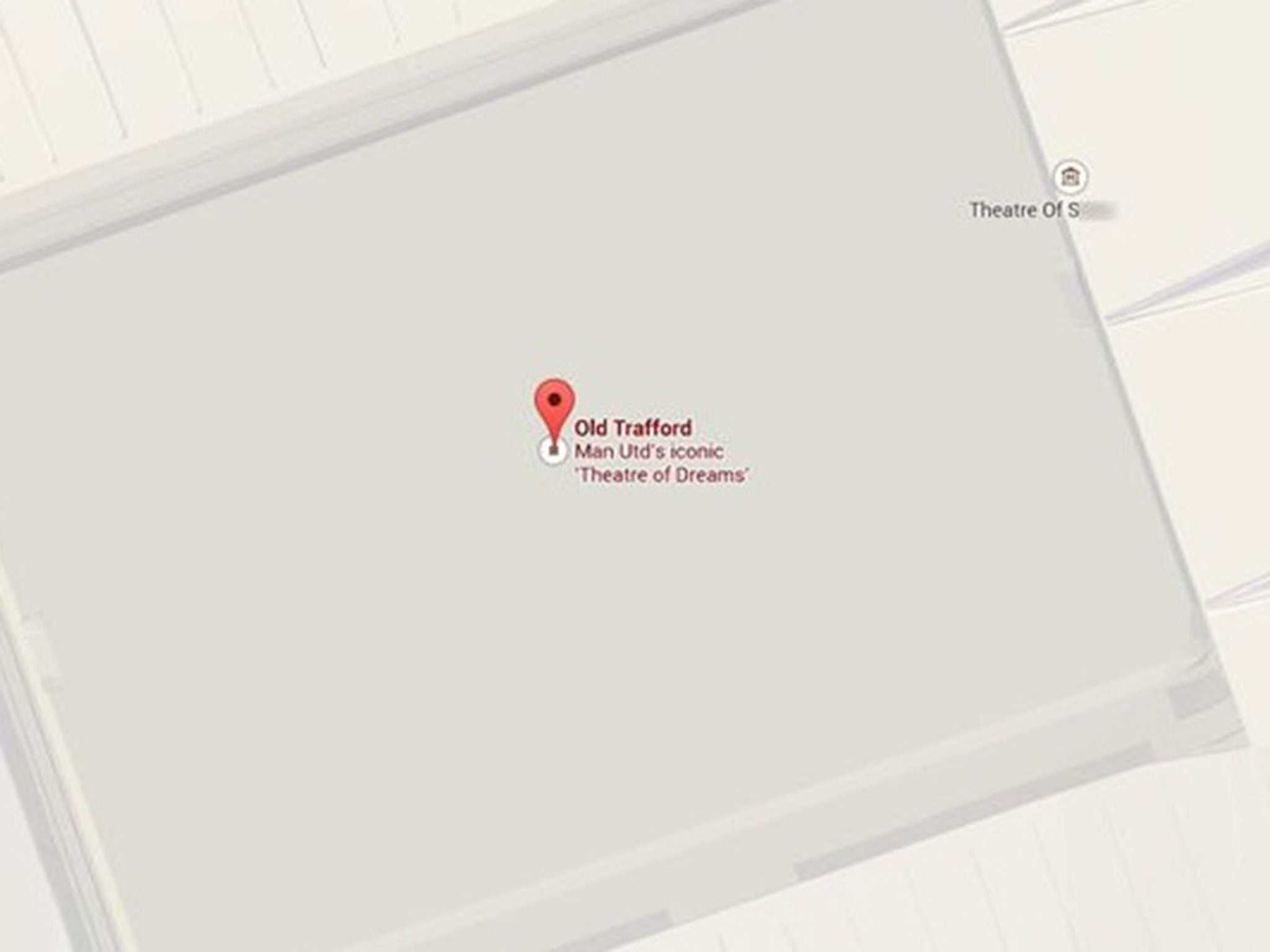 The cheeky term (right) on Google Maps yesterday