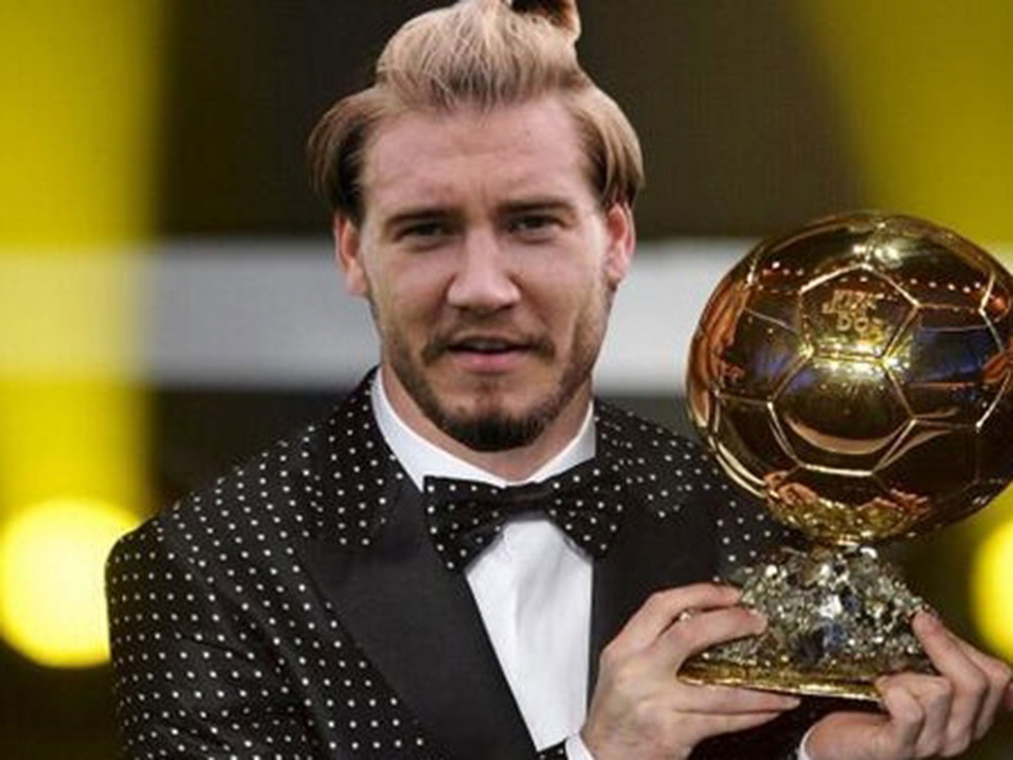 Nicklas Bendter and his 'Ballon d'Or' winning meme