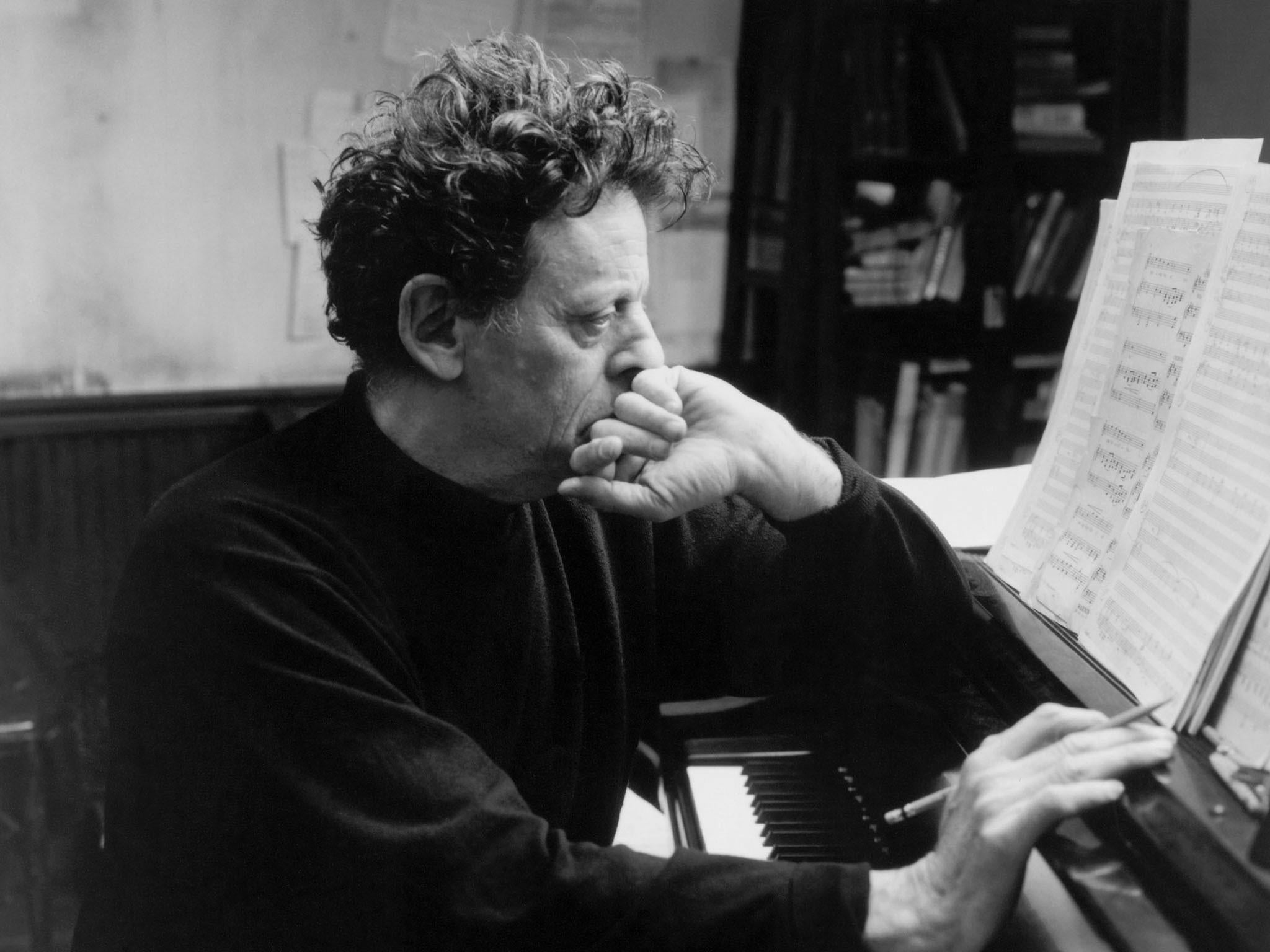 Breve encounter: Philip Glass at work