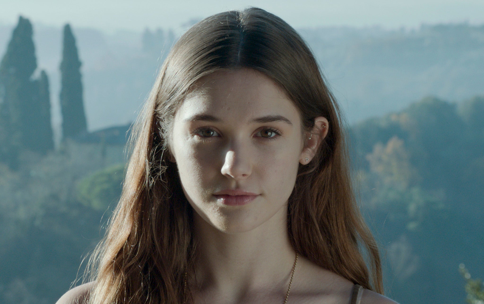 Sai Bennett plays murdered British student Elizabeth Pryce in The Face of an Angel