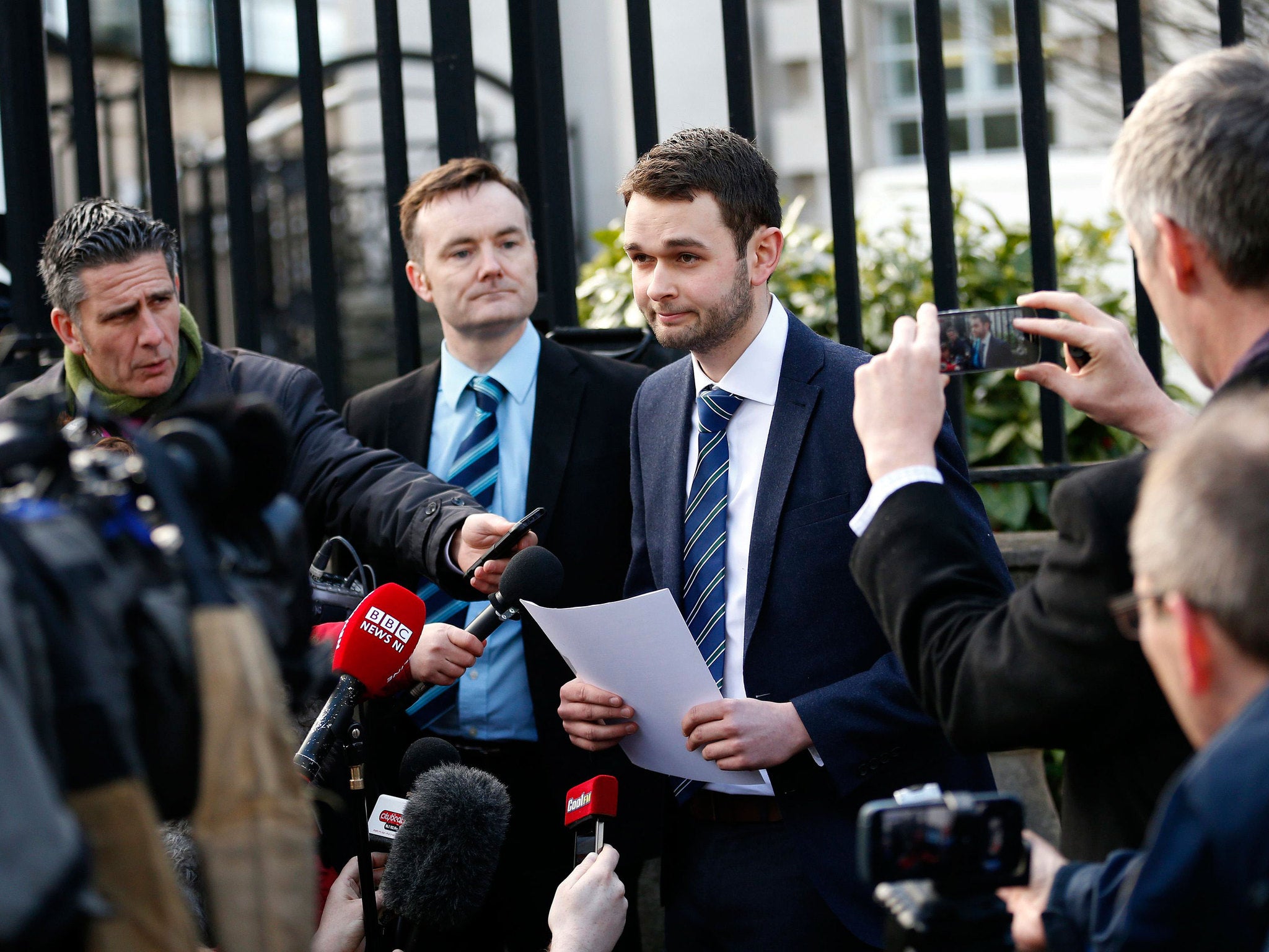 Daniel McArthur, the general manager of Ashers bakery, outside Belfast's County Court last year