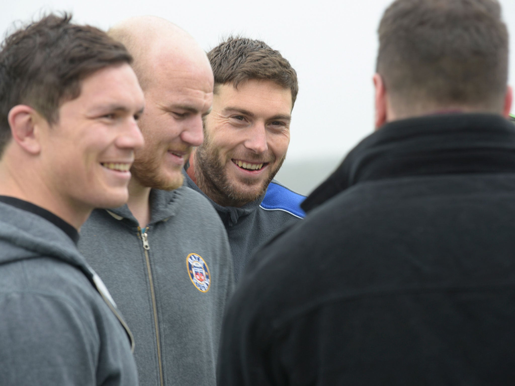 Louw, Garvey and Banahan can't believe what they're hearing