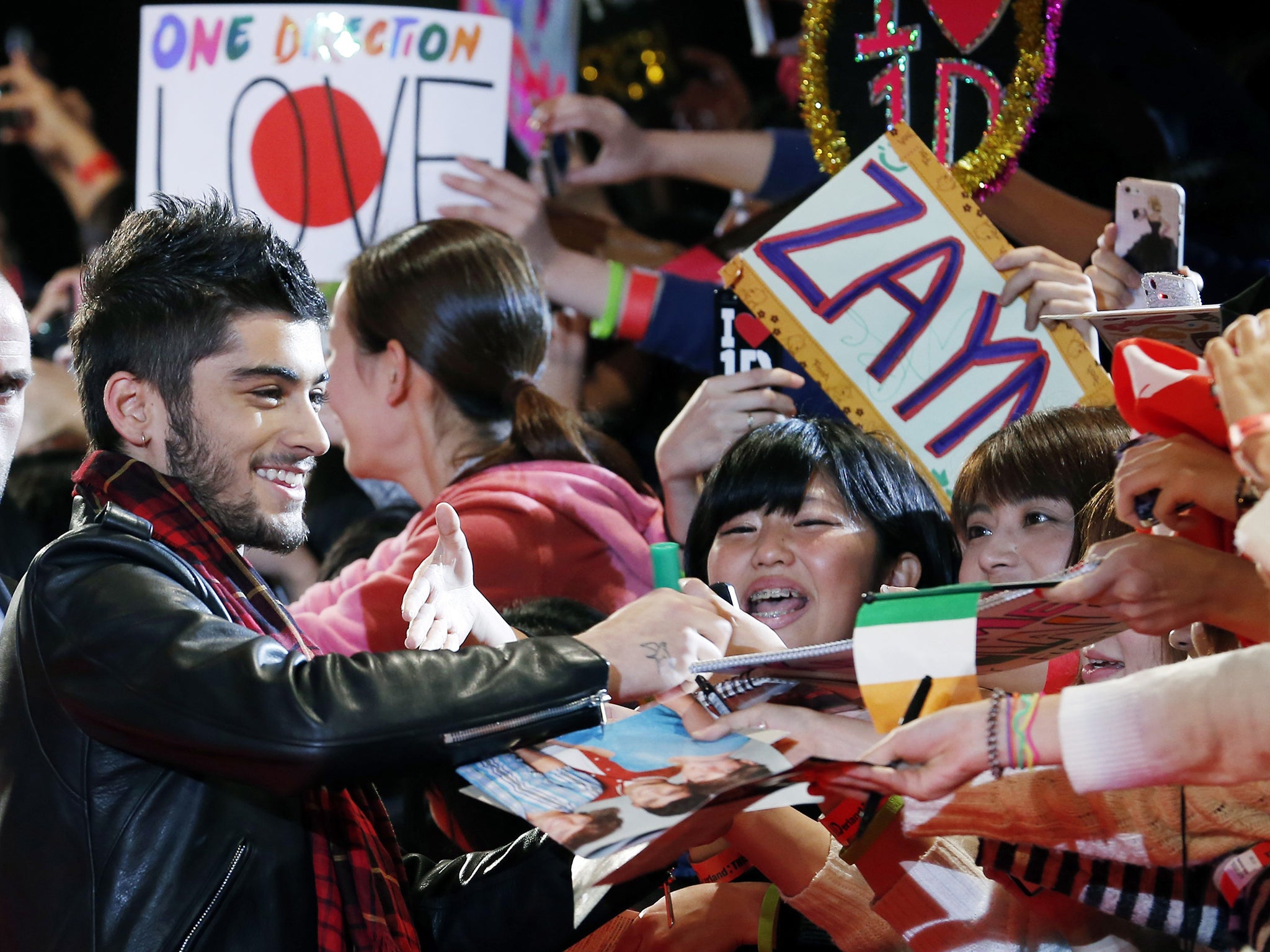 Almost eight times as many Zayns were born last year than in 2010