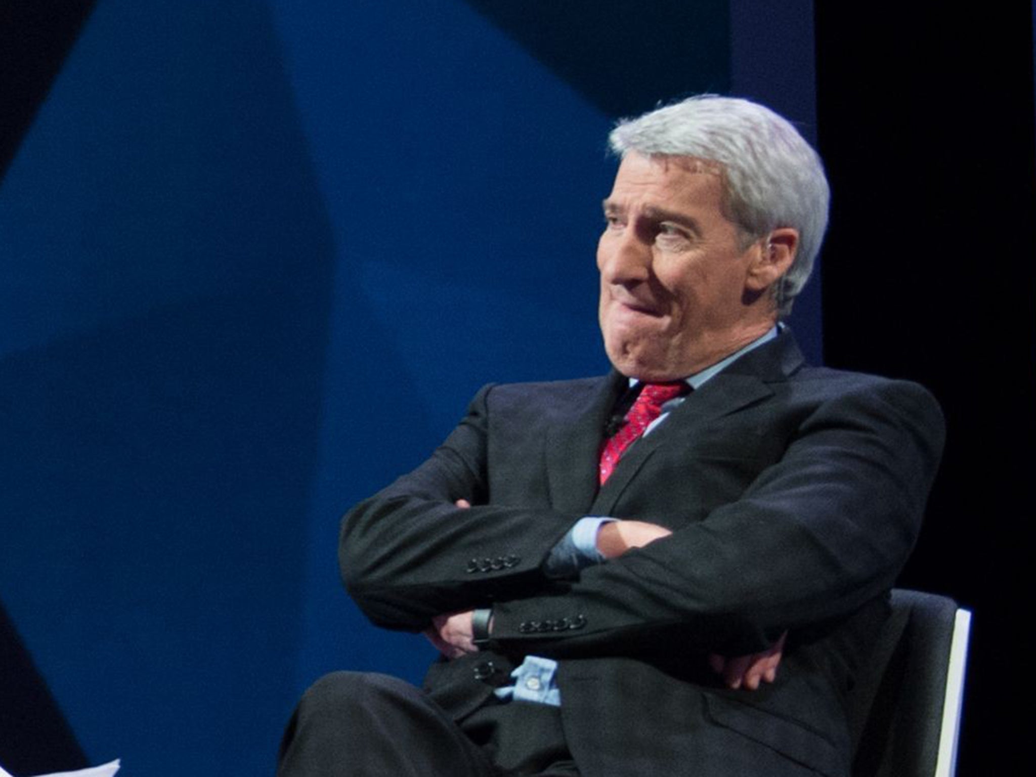 Jeremy Paxman was in vintage form; sneering, arms folded and eyebrows raised