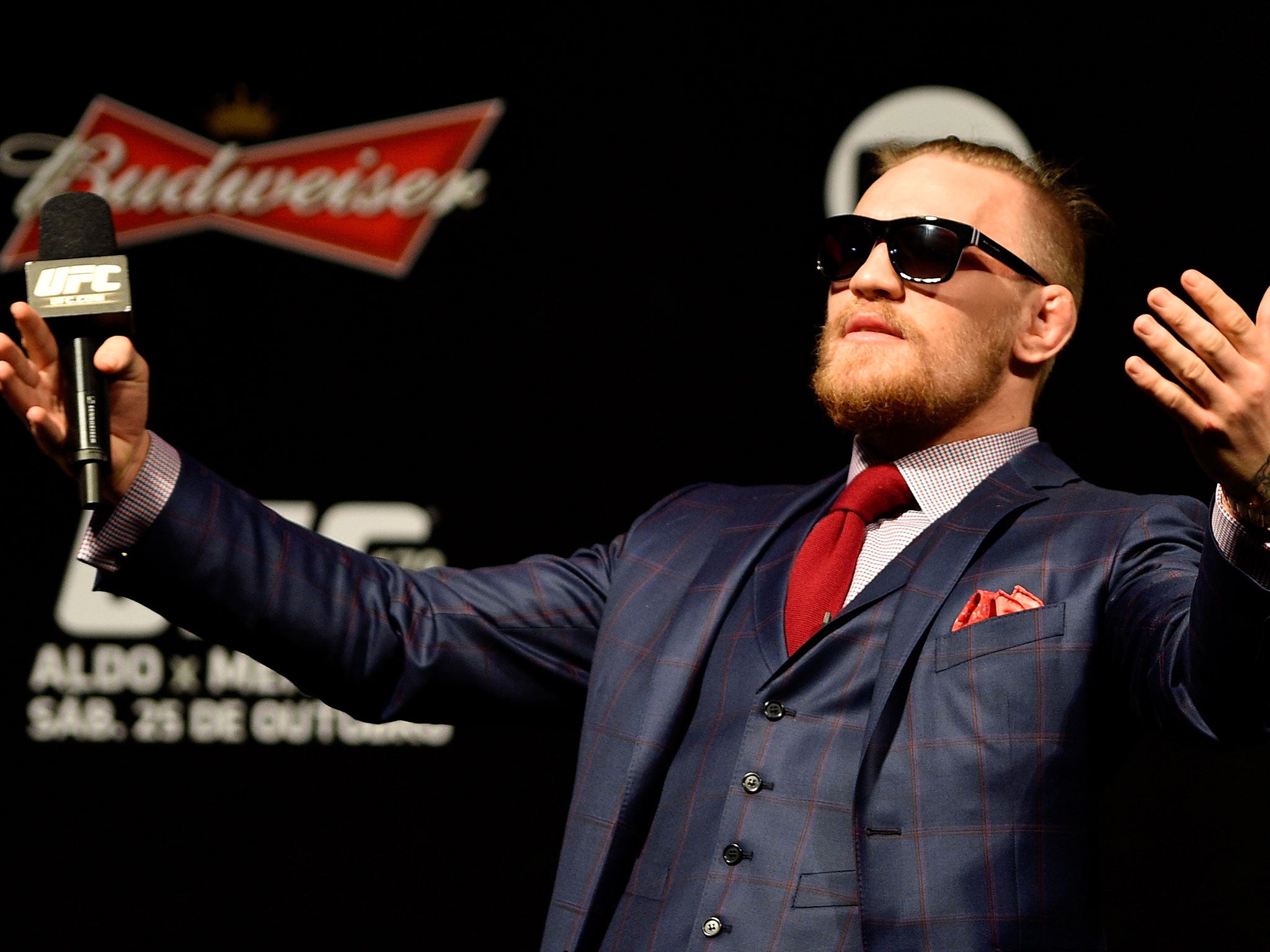 Irish UFC fighter Conor McGregor