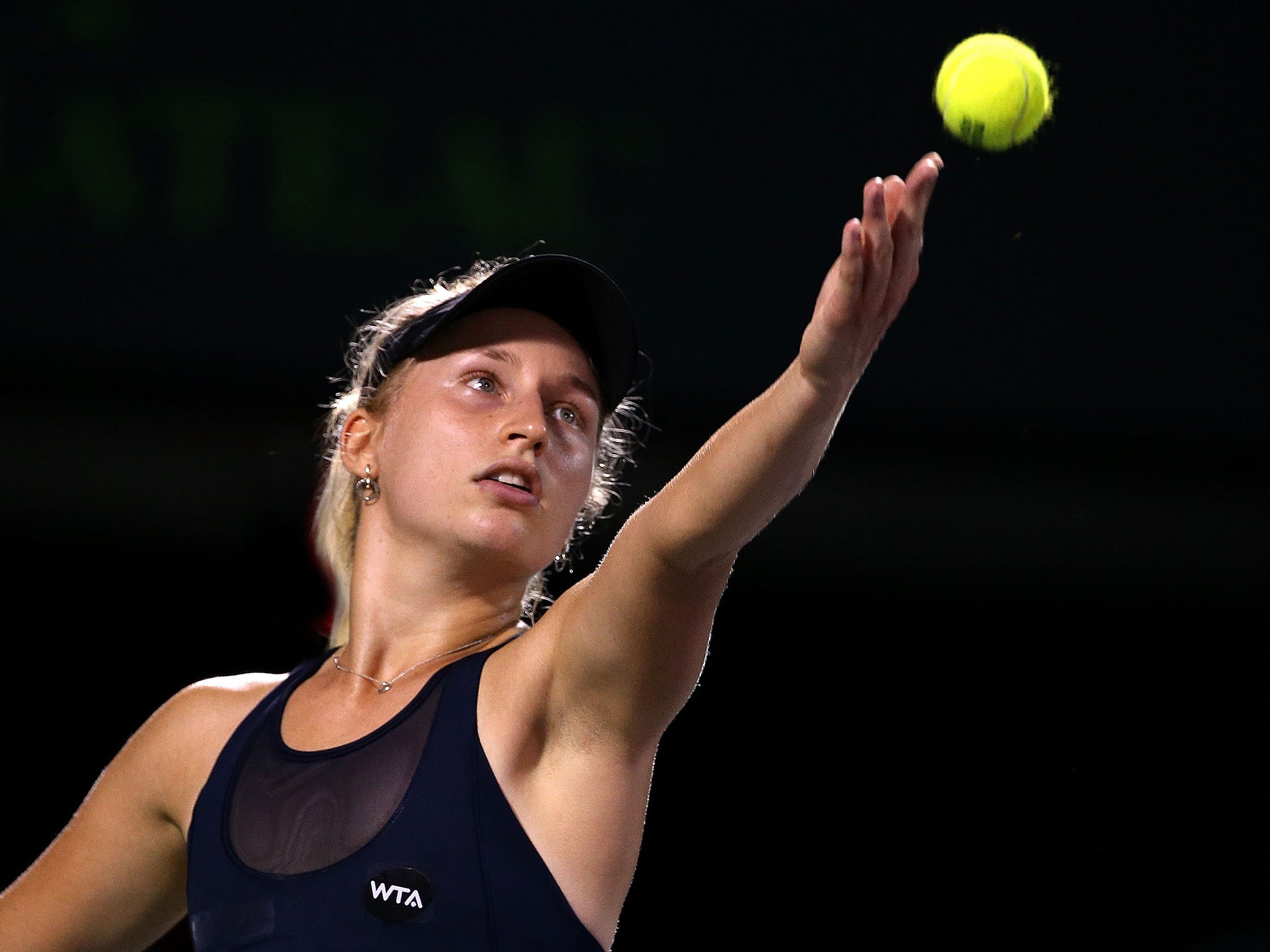 Daria Gavrilova beat Sharapova 7-6, 6-3