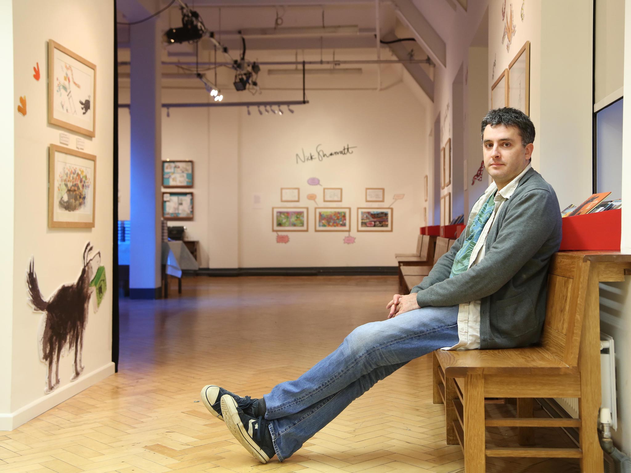 Daniel Hahn pictured last week at the Story Museum,
Oxford, says ‘reference books are a terrible idea’ ... and, after a half a million words, he ought to know