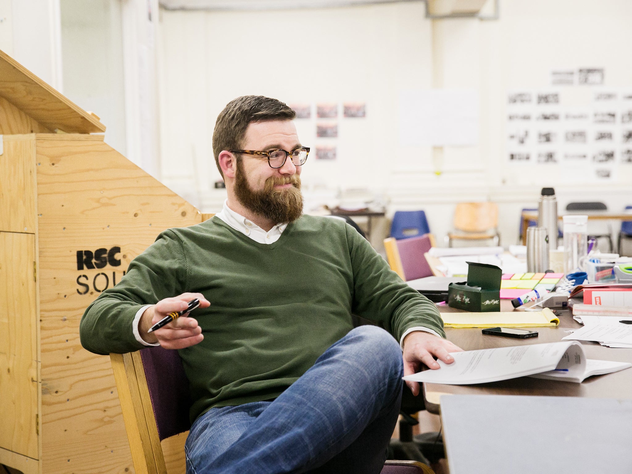 Playwright Tom Morton-Smith (Jack Ladenburg)