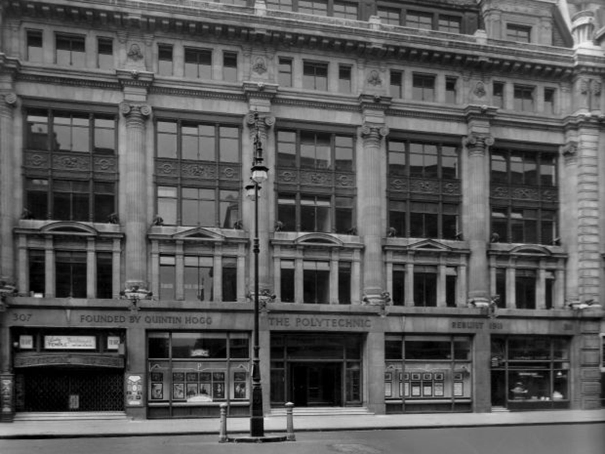 The Regent Street building in 1936