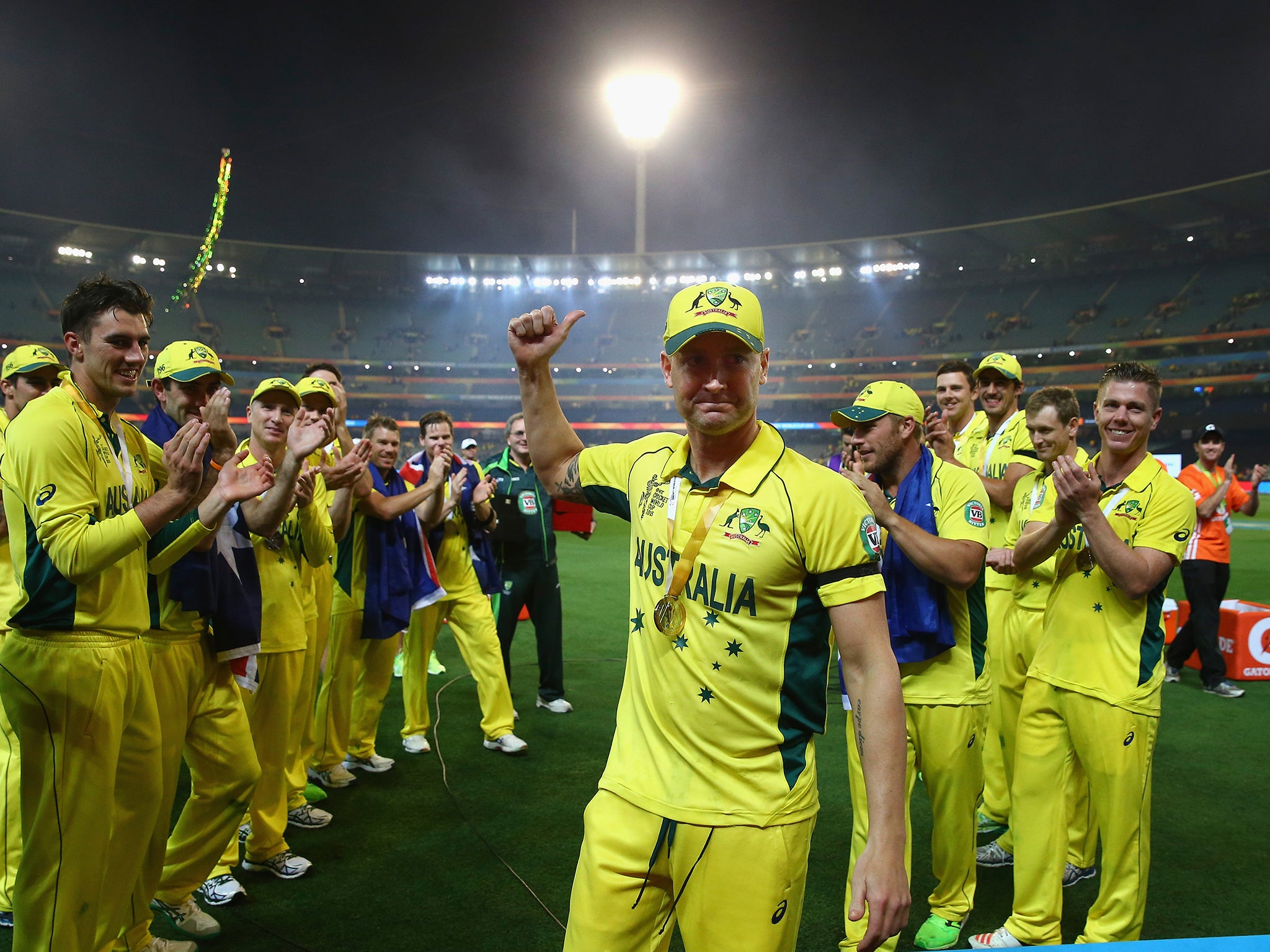 Michael Clarke will lead the squad