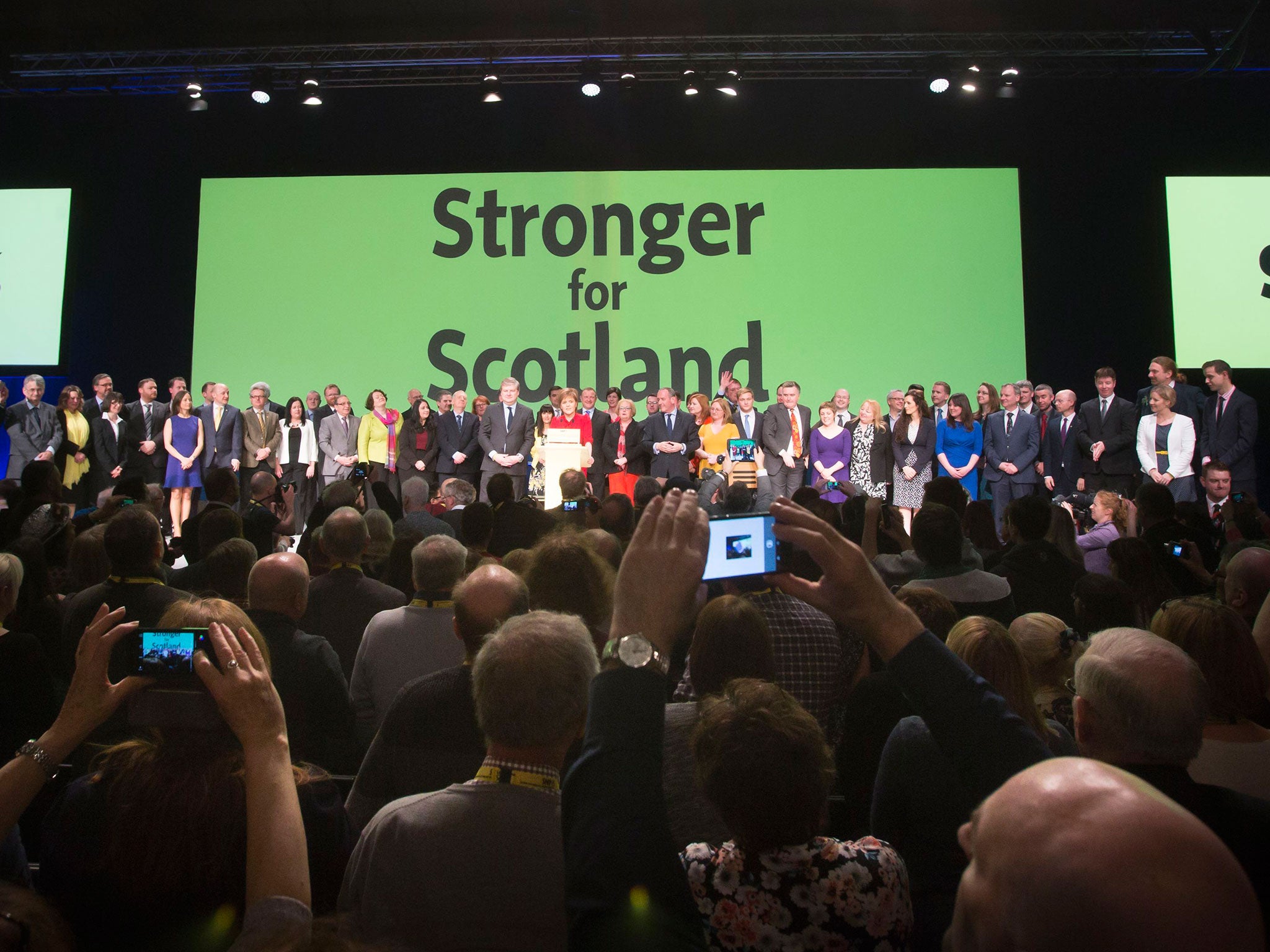 The closing of the SNP conference at the SECC in Glasgow