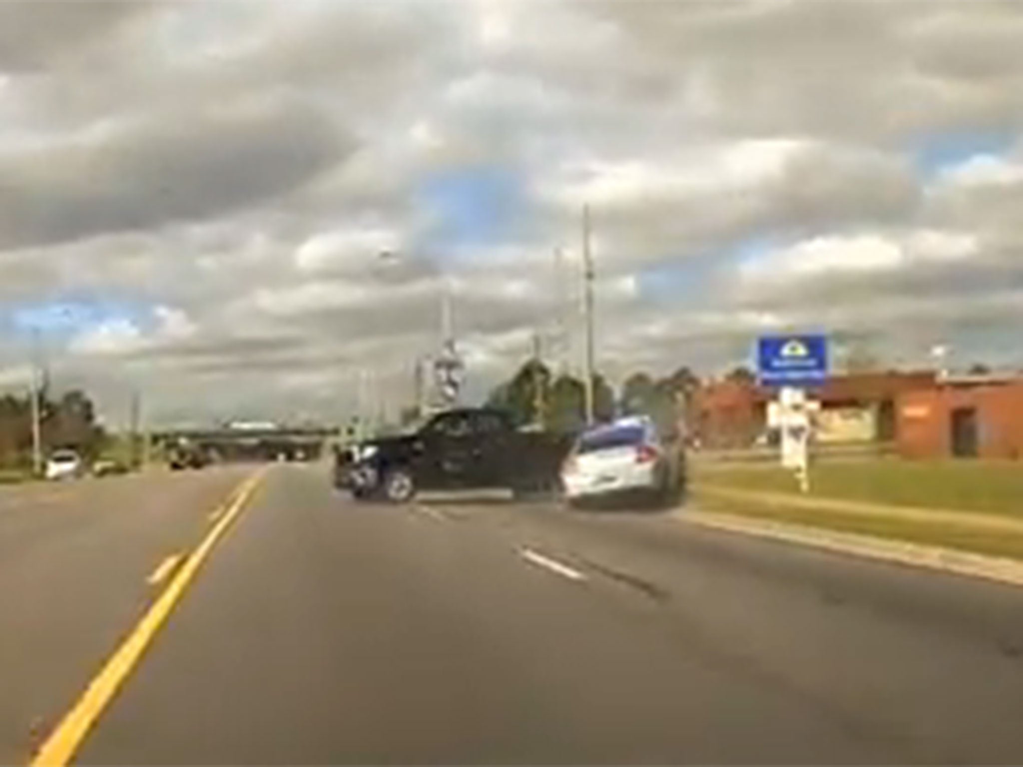 The police car was eventually able to bring the car to a stop after 50 miles