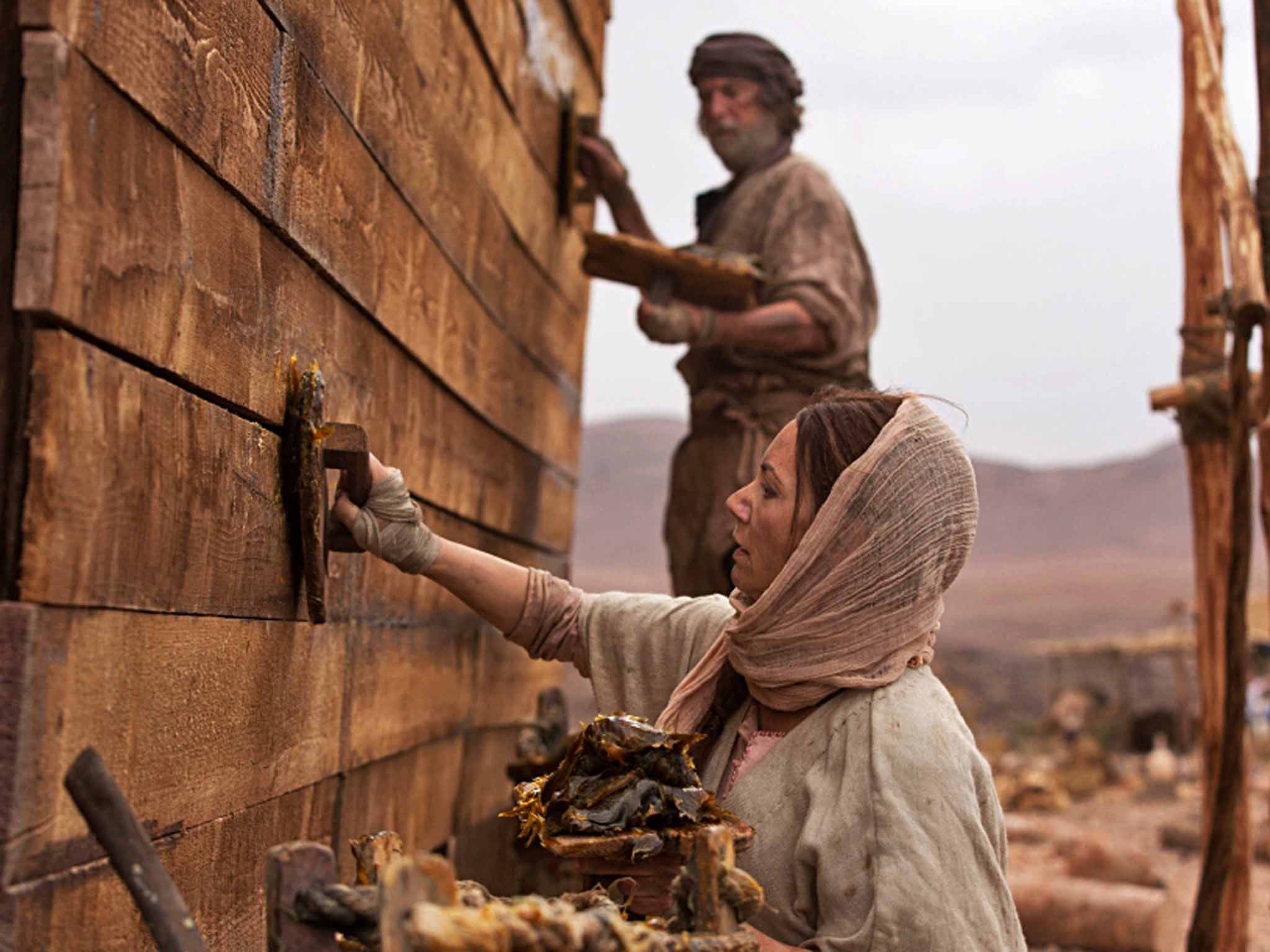 God's work: Joanne Whalley and David Threlfall in 'The Ark'