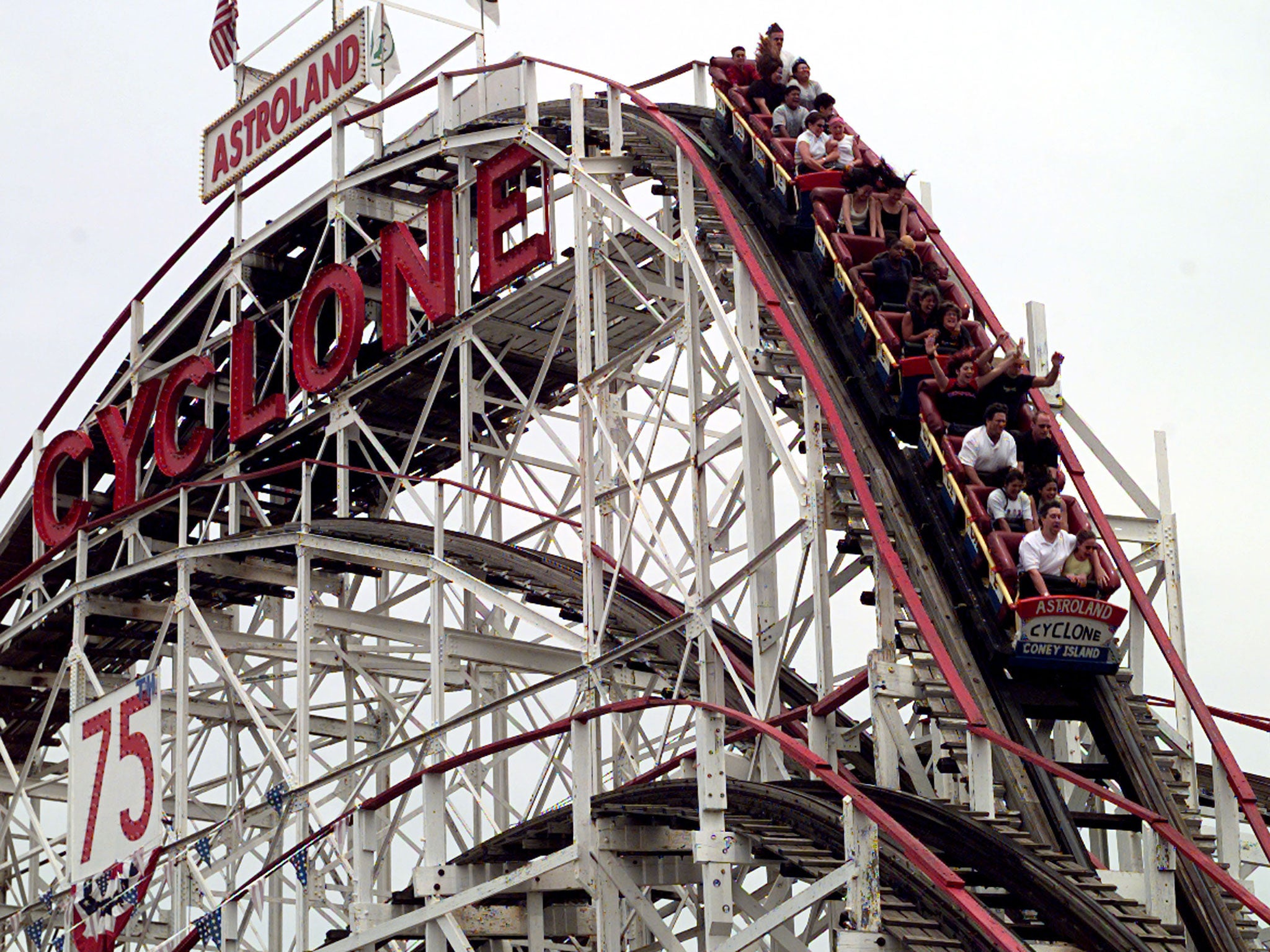 The Coney Island Cyclone opened in 1927