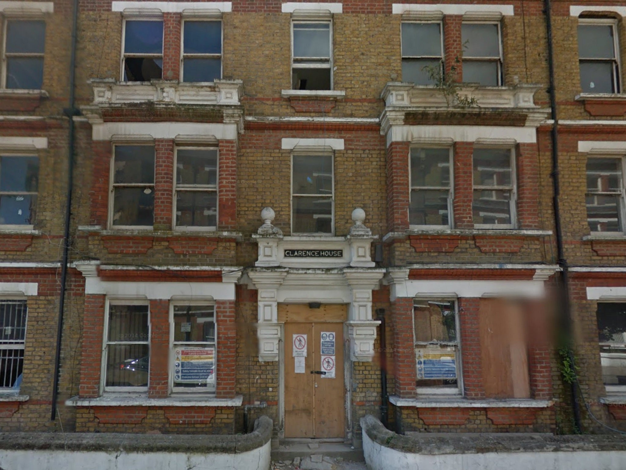 Clarence House, one of the Edwardian mansions having been renovated into luxury and social rent flats