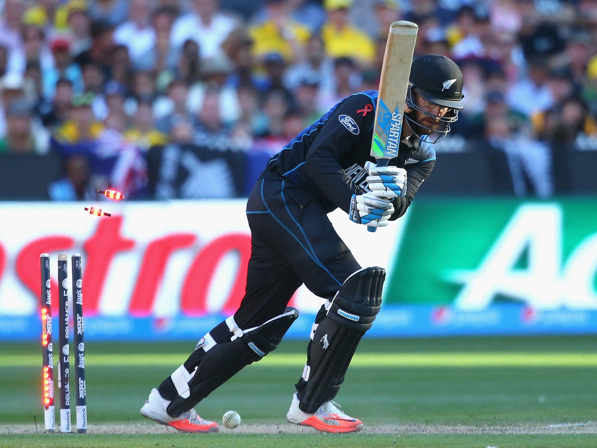 Vettori was bowled by Mitchell Johnson in the World Cup final