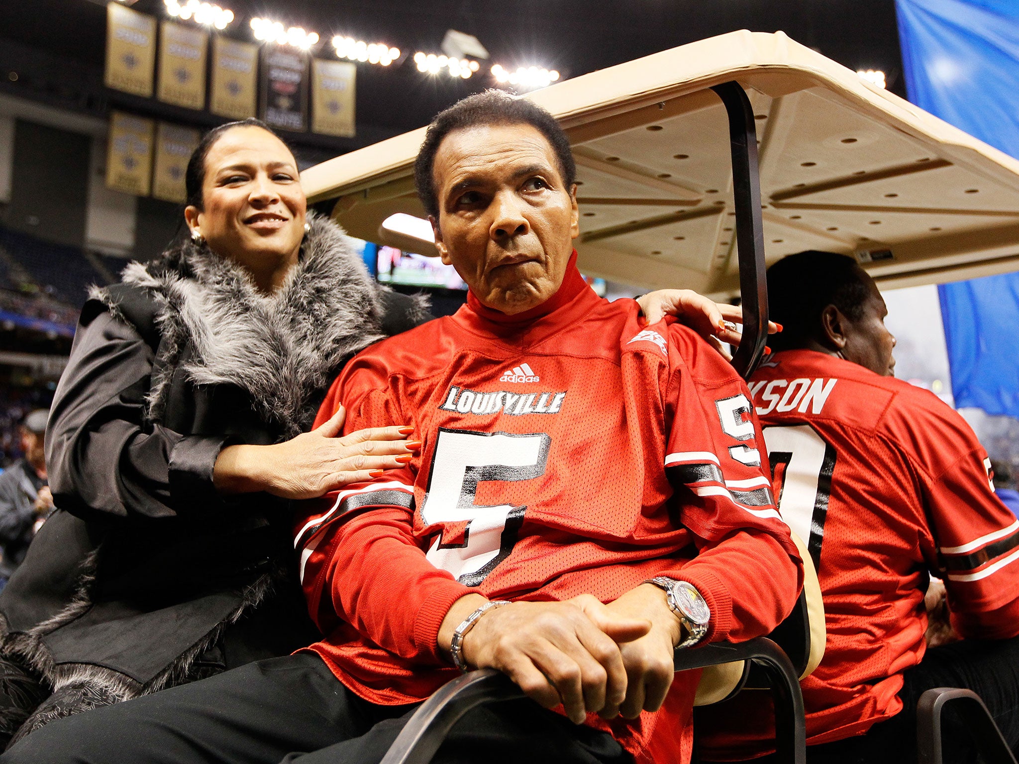 Muhammad Ali pictured in 2013