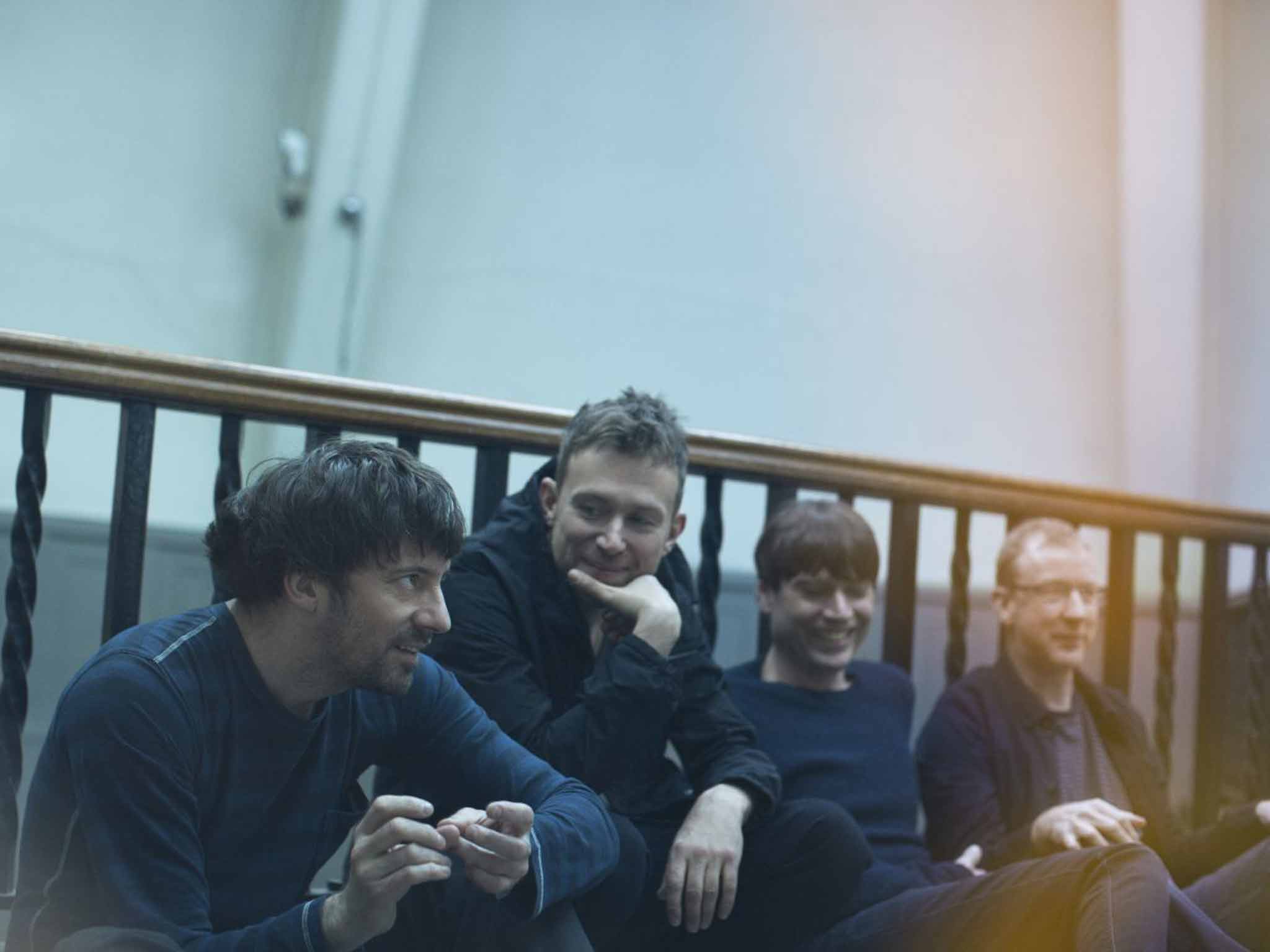 All the people: Graham Coxon, Damon Albarn, Alex James and Dave Rowntree