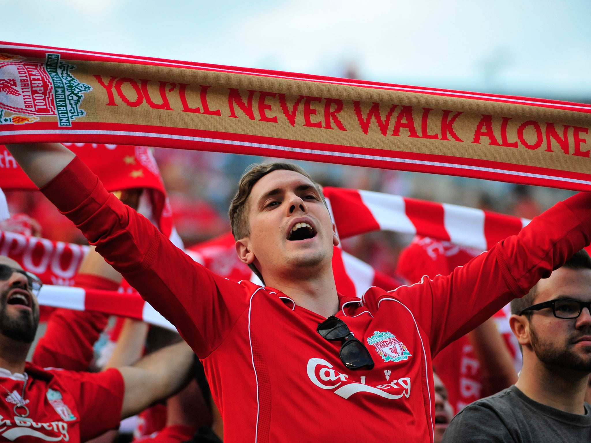 A Liverpool fan in the United States