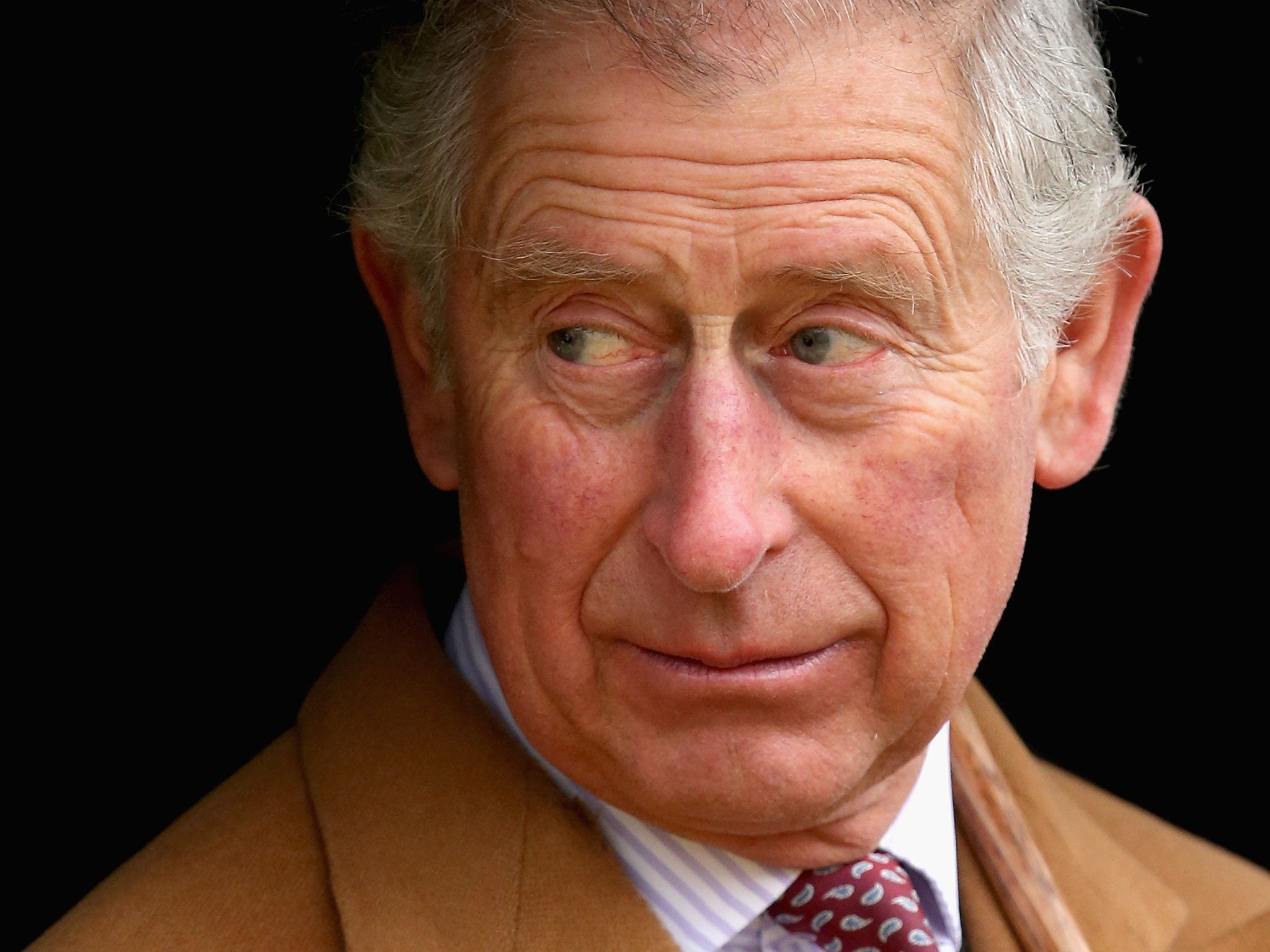 Prince Charles attends The Prince's Countryside Fund Raceday at Ascot Racecourse. He arrived at the event by helicopter.