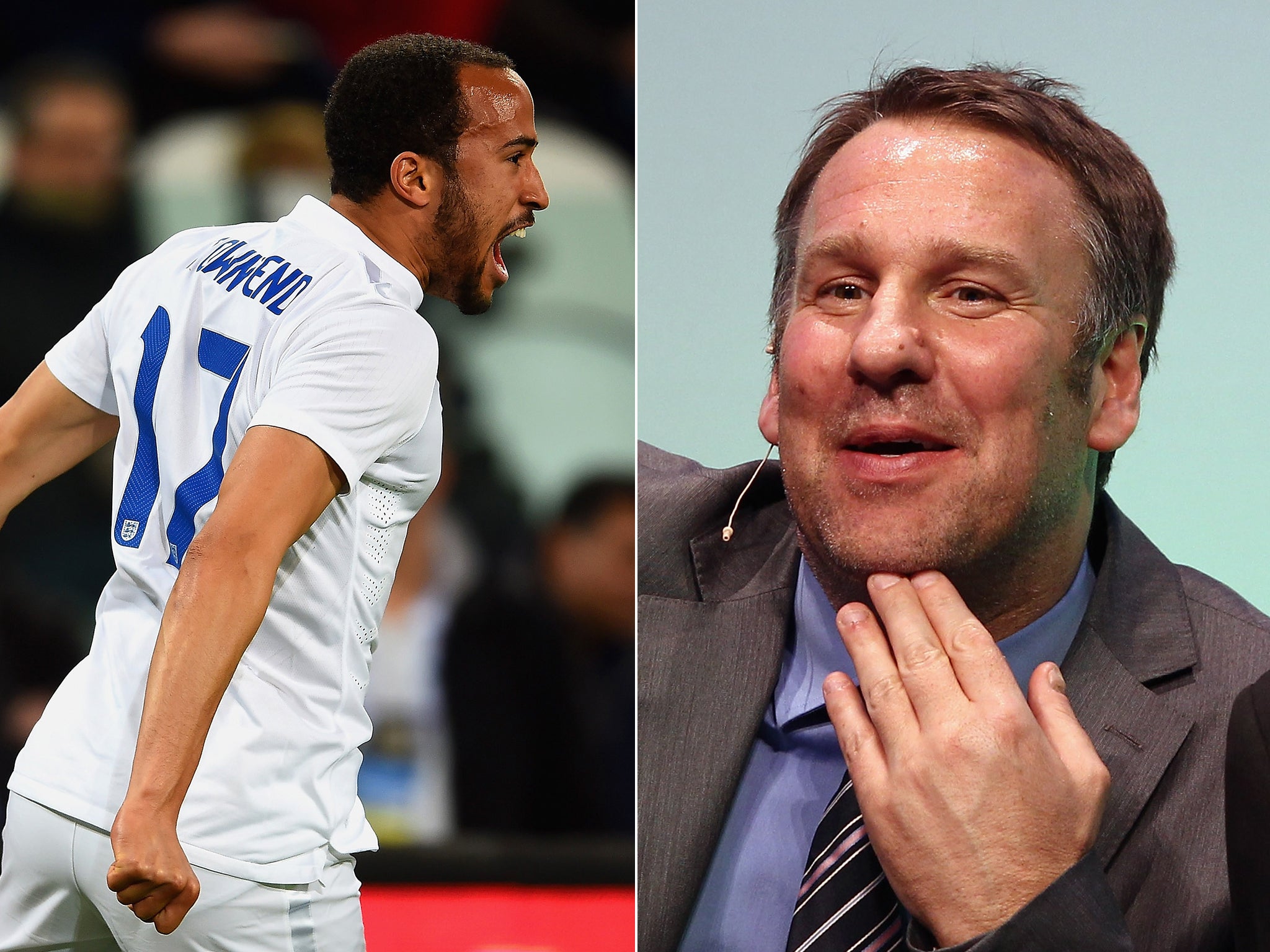 Andros Townsend and Paul Merson