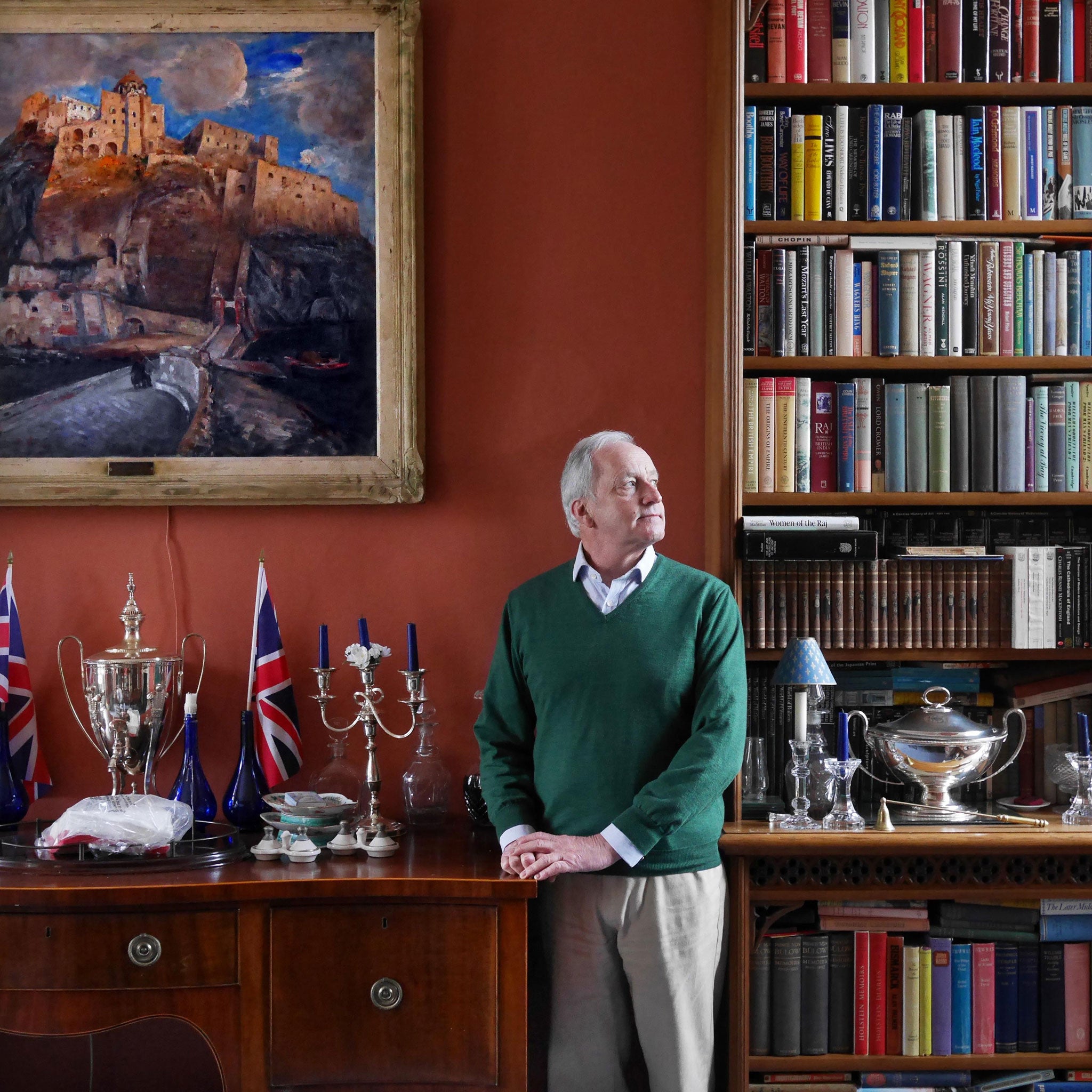 Neil Hamilton at his home near Chippenham, Wiltshire