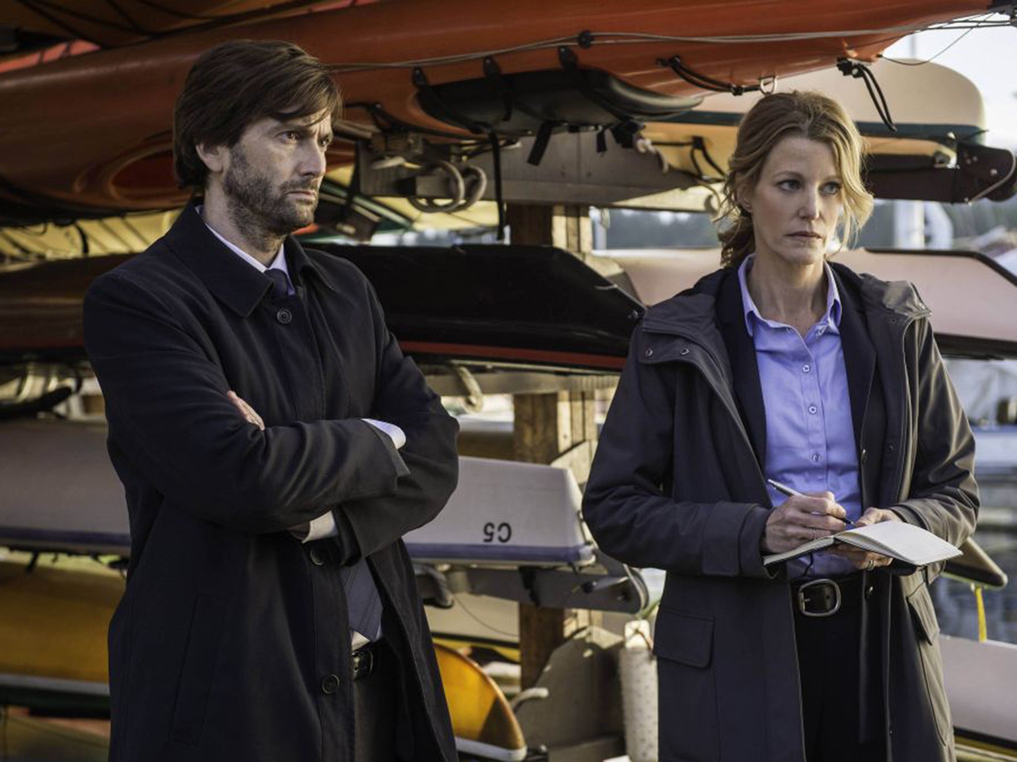 Déjà vu: David Tennant returns to familiar territory with Anna Gunn (‘Breaking Bad’)