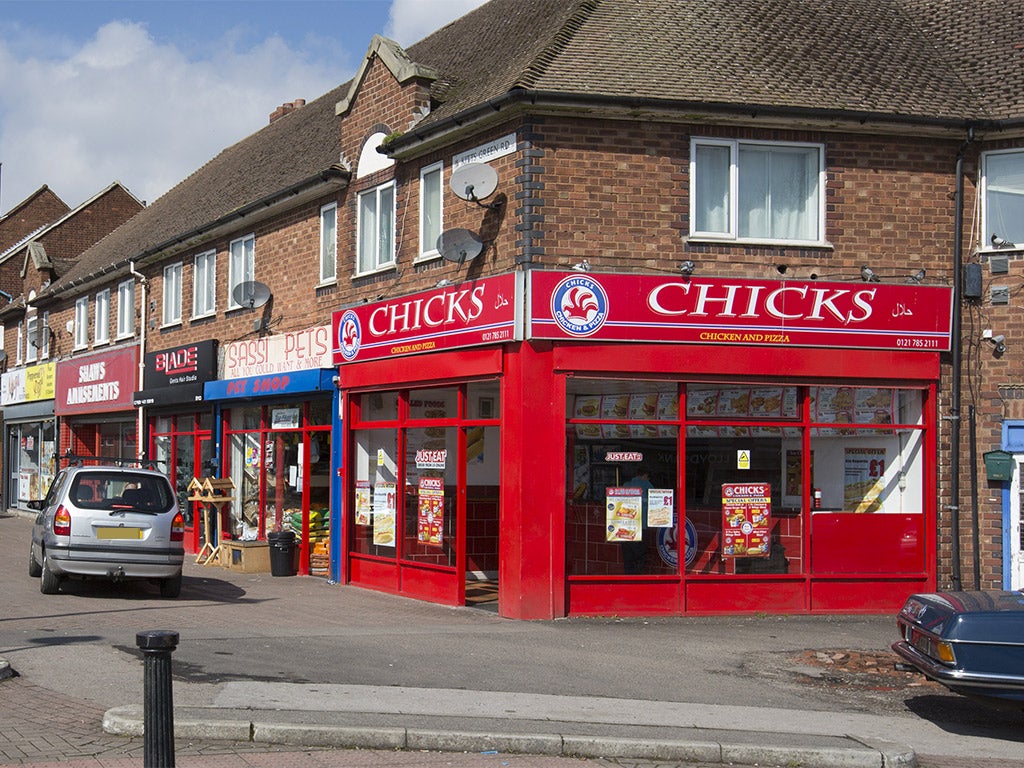 Lea Village in Birmingham has one of the highest concentrations of takeaway outlets in the city