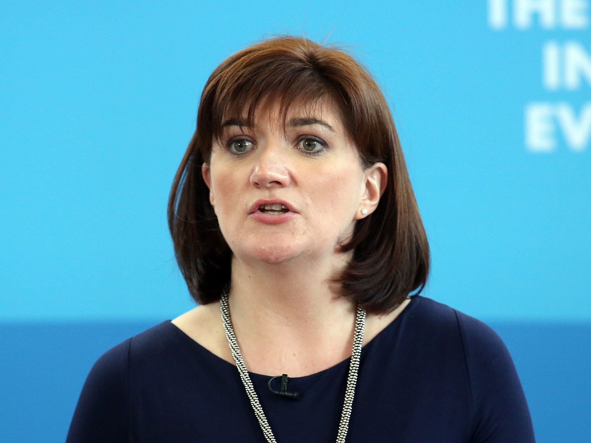 Education secretary Nicky Morgan was expected to approve the controversial new grammar annexe but the Prime Minister stepped in to block a decision until after the general election (Getty)