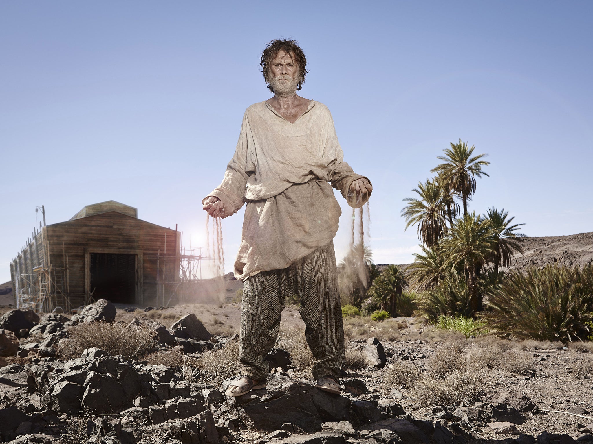 Nervous breakdown? David Threlfall as Noah in Tony
Jordan’s version of the Biblical story