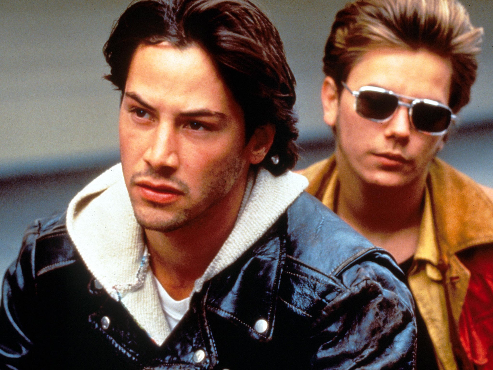 Keanu Reeves with River Phoenix in ‘My Own Private Idaho’