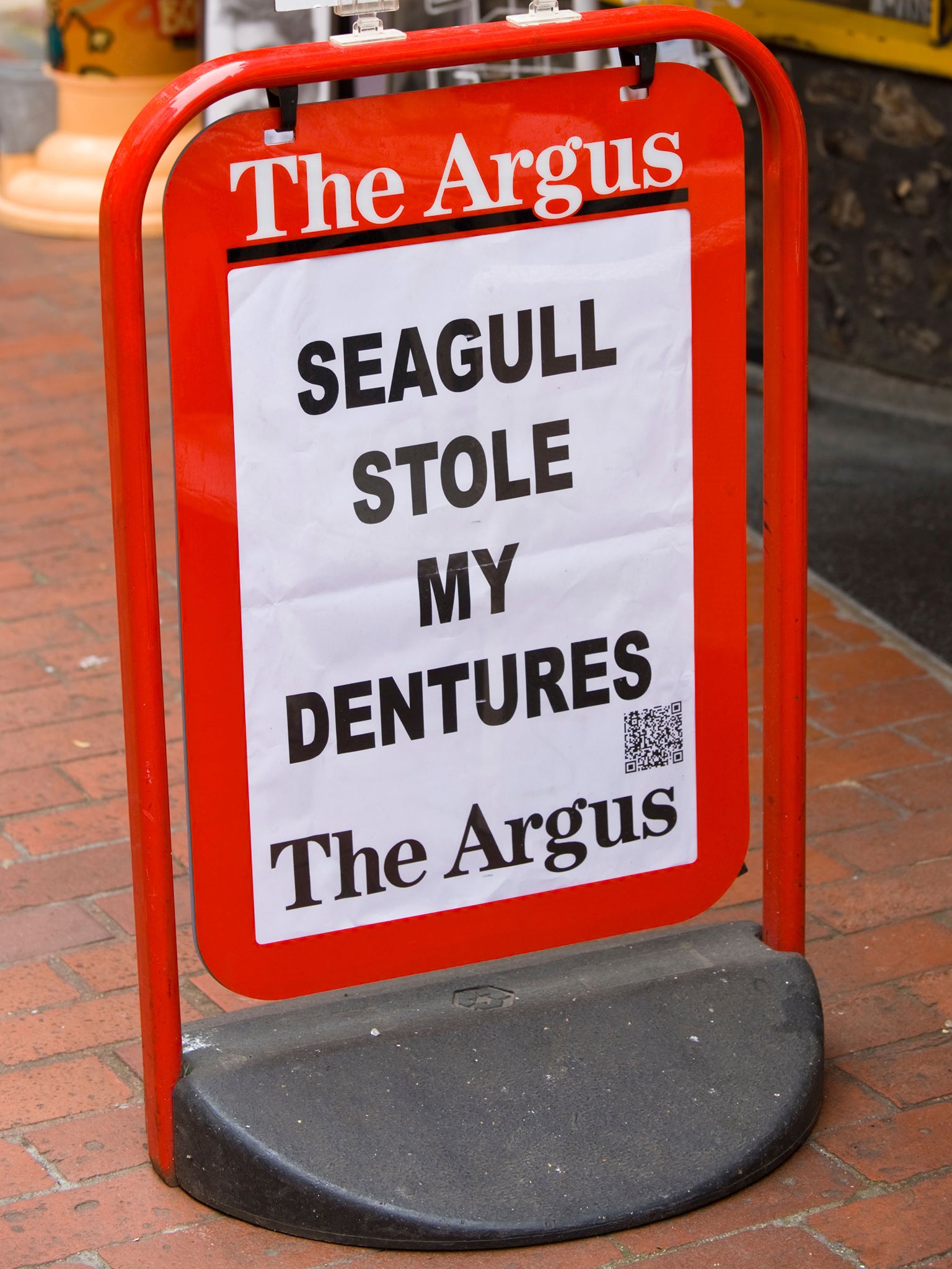 Have I got news for you: a typical ‘Argus’ billboard