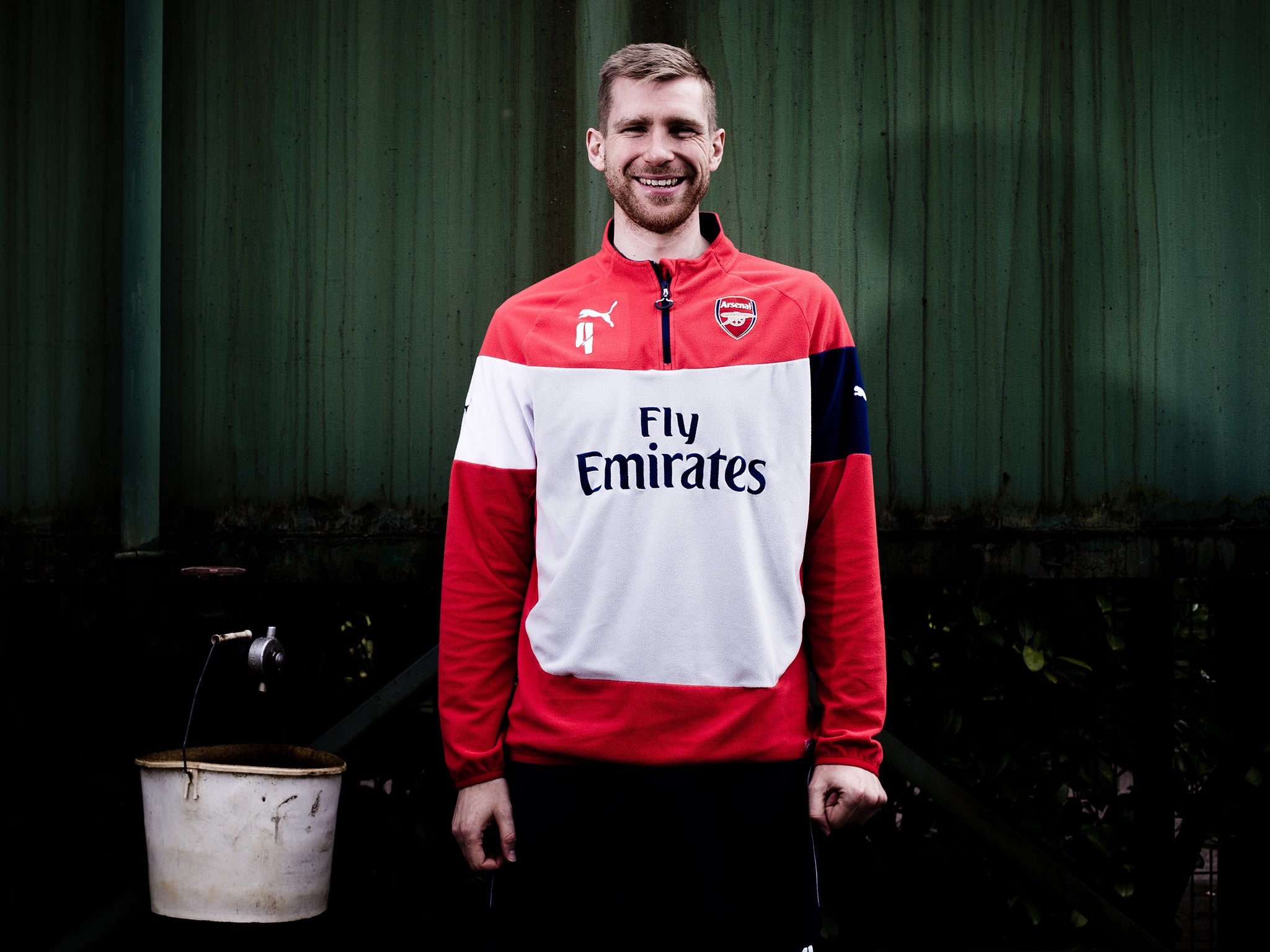 Per Mertesacker at the Arsenal training ground this week