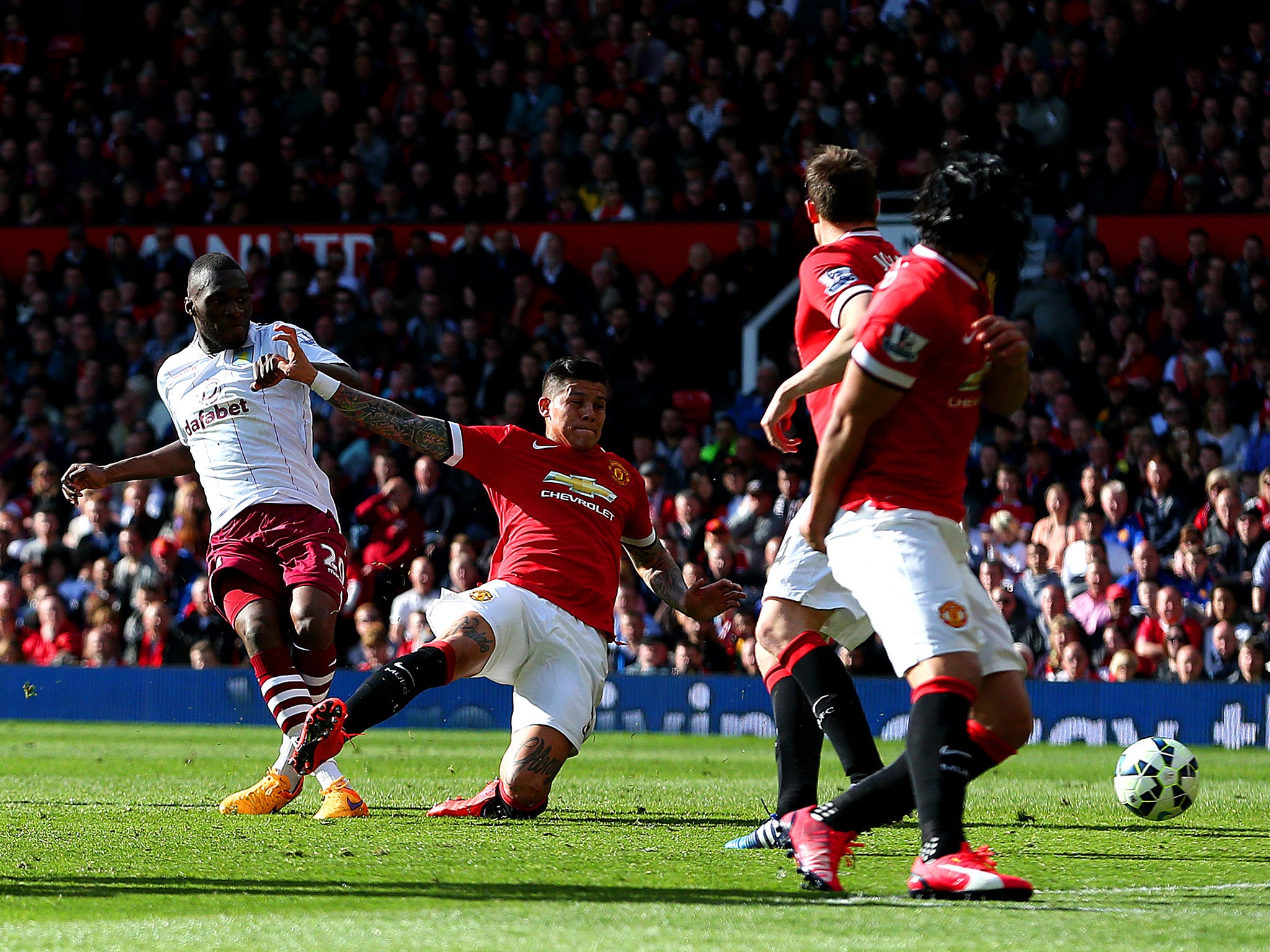 Christian Benteke pulled a goal back within a couple of minutes