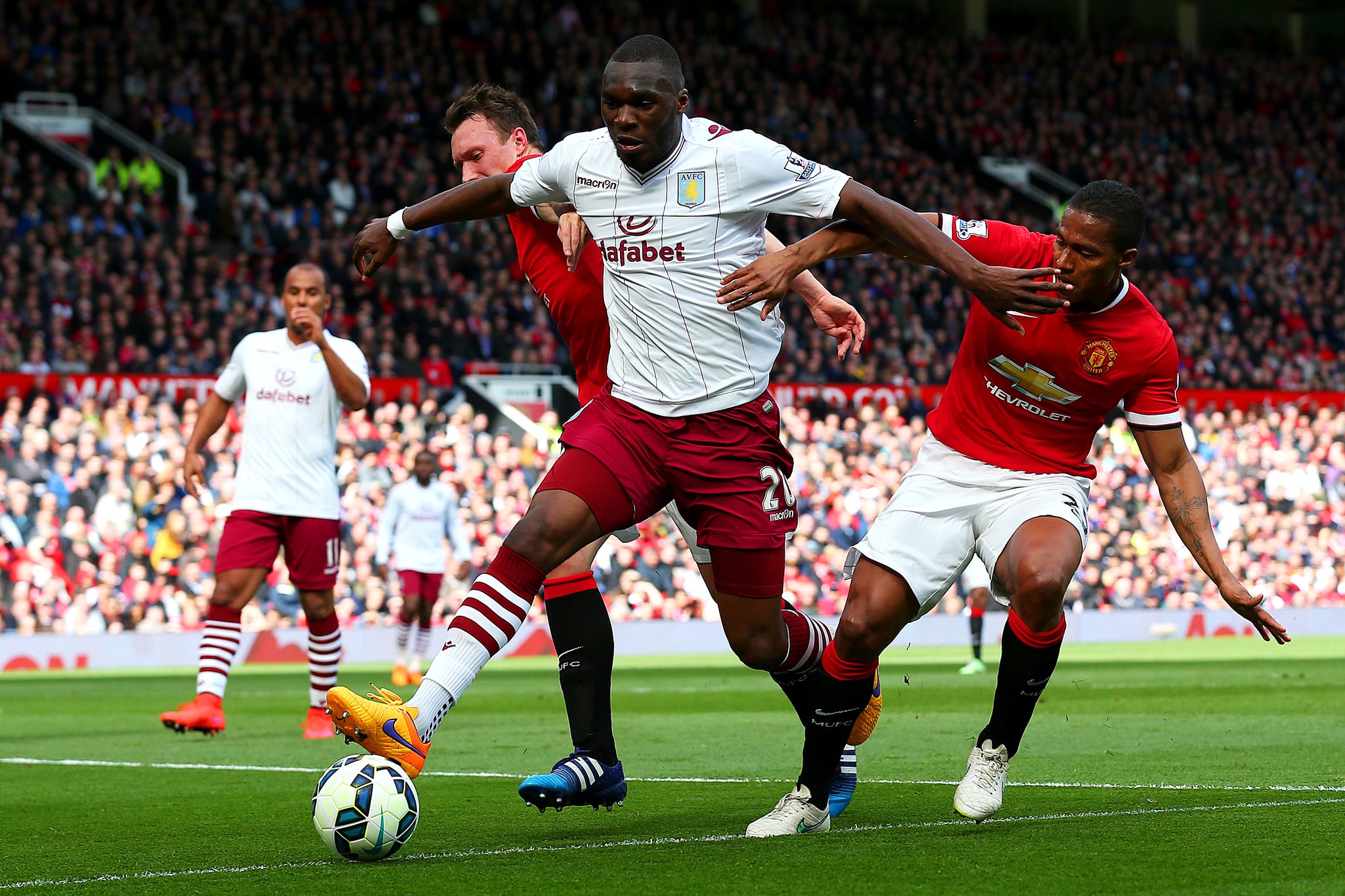 Christian Benteke returned to scoring ways for Villa