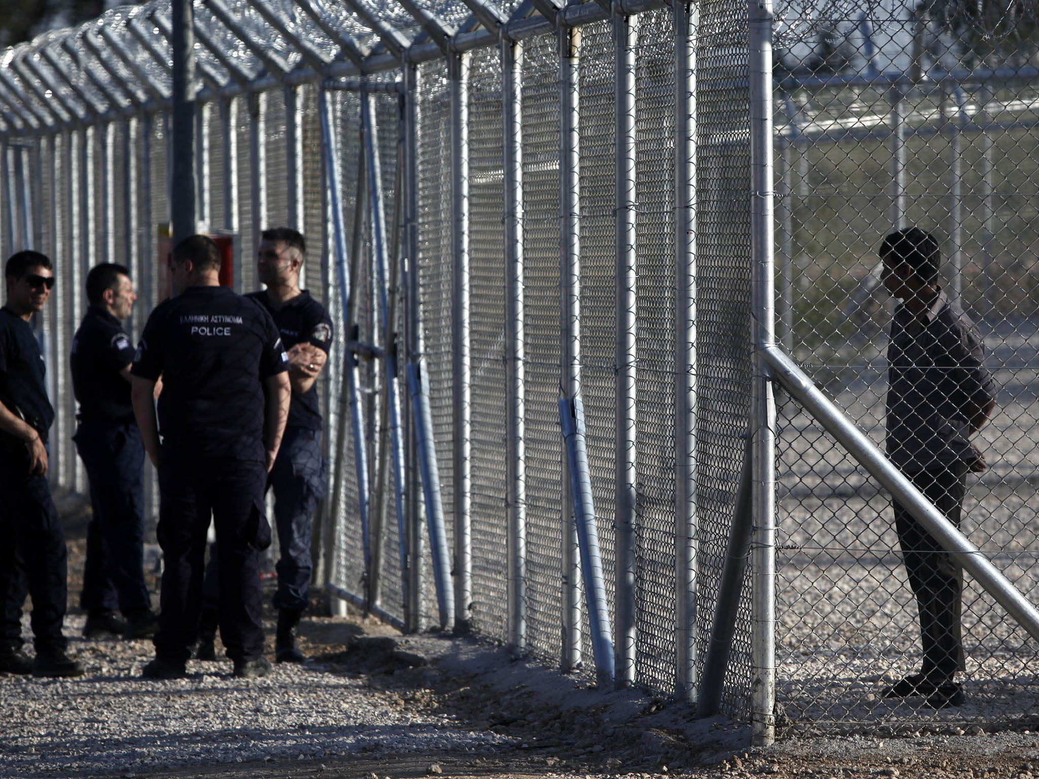 The Athens detention centre, at the foot of Mount Parnitha’s lush fir forest and a few minutes’ drive from the country’s oldest casino, is among seven migrant centres across Greece