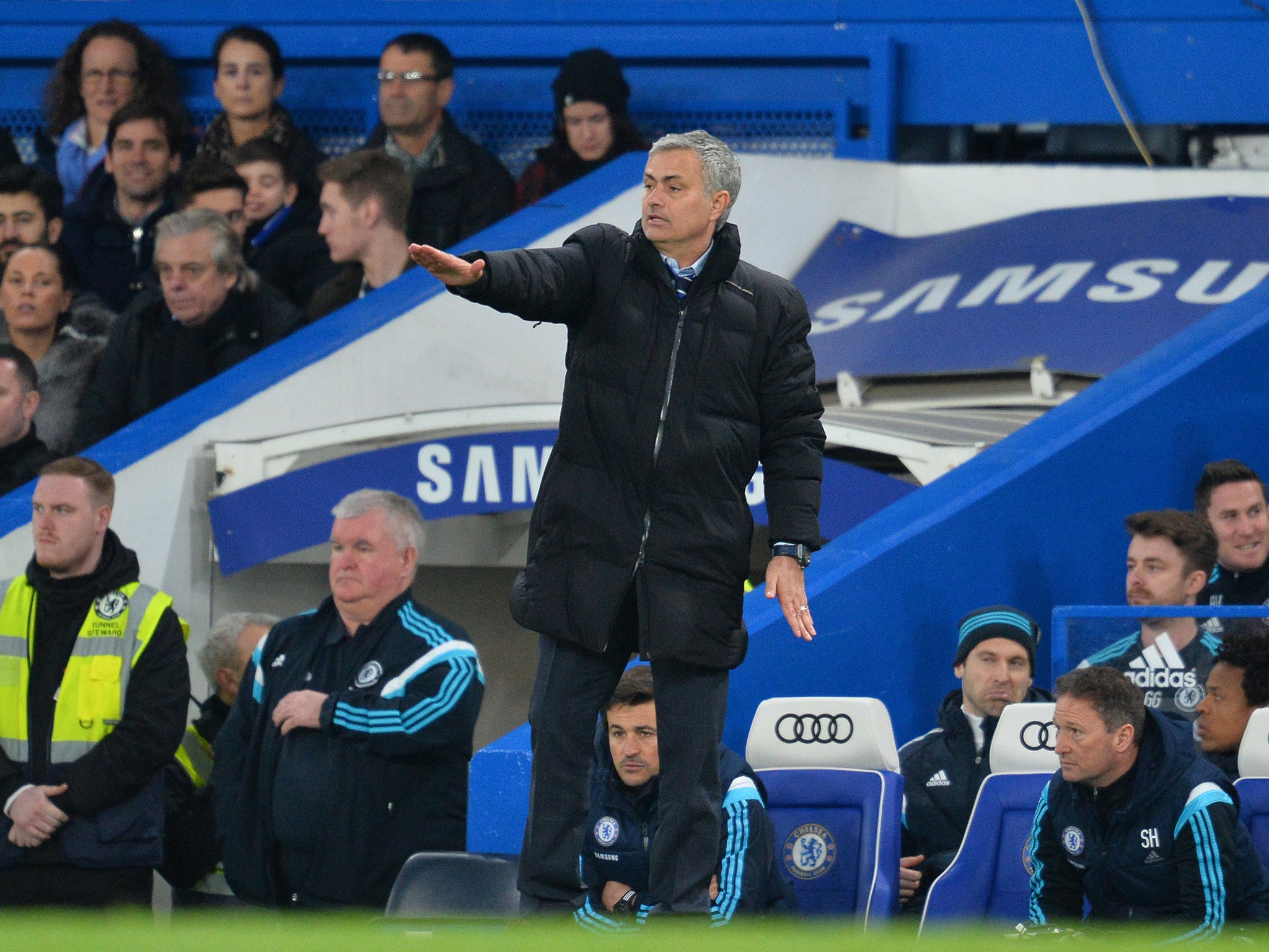 Jose Mourinho's Chelsea have won hand on the title