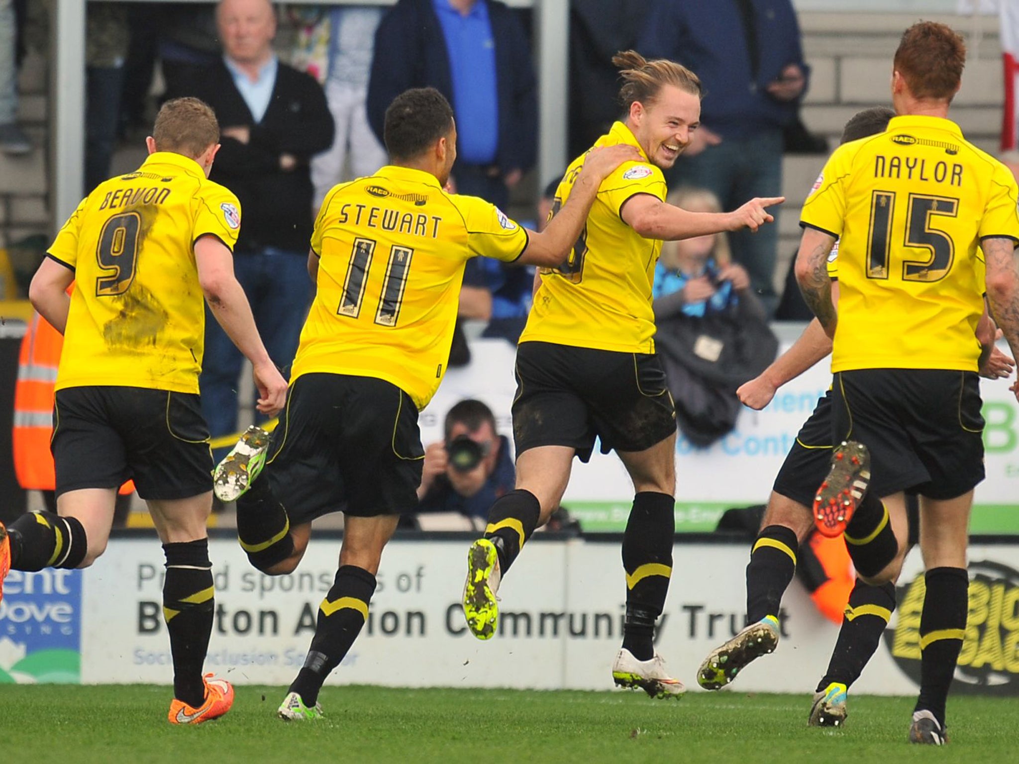 Adam McGurk scored with a superb left-footed finish from the edge of the area