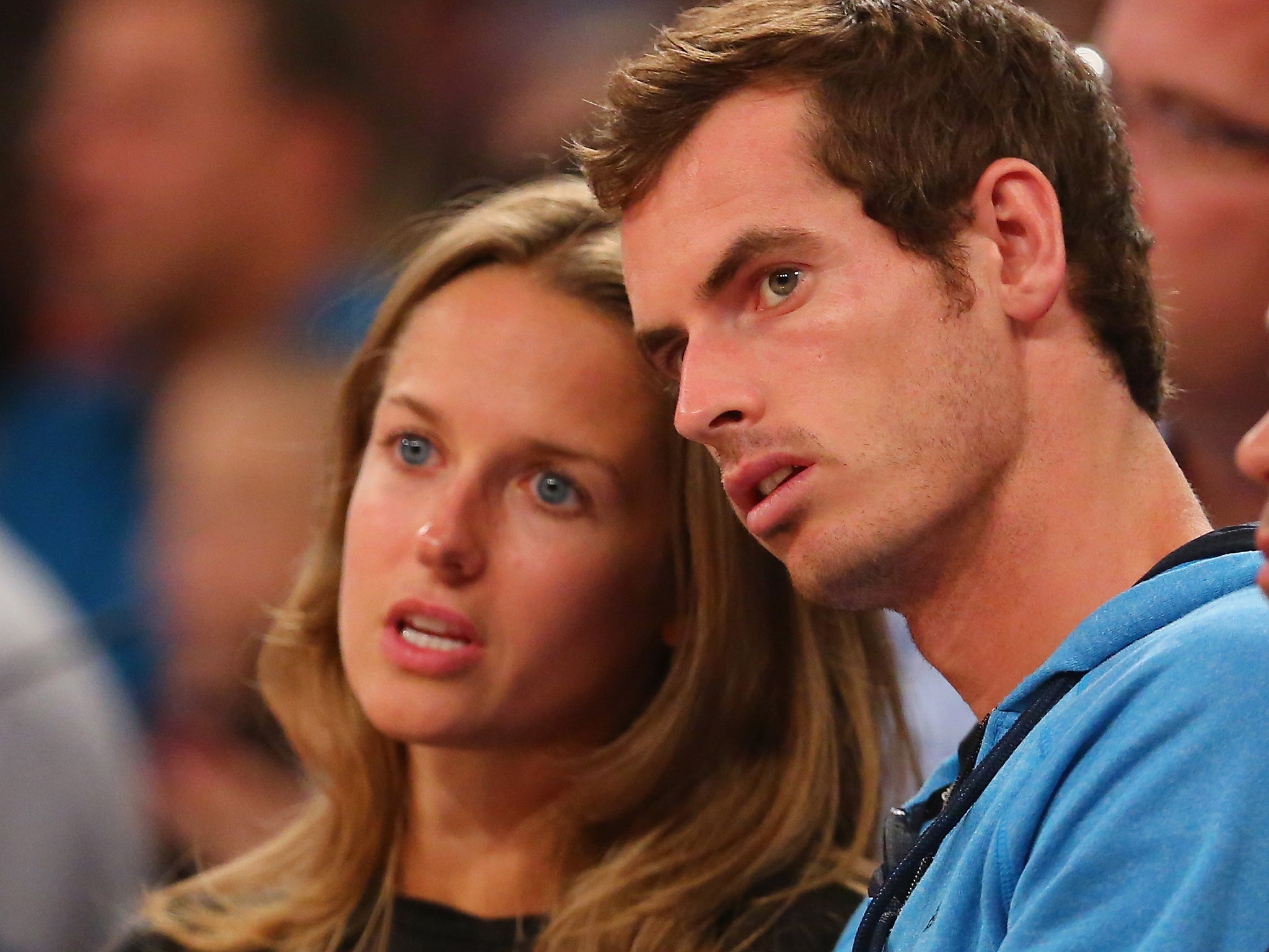 Andy Murray with Kim Sears