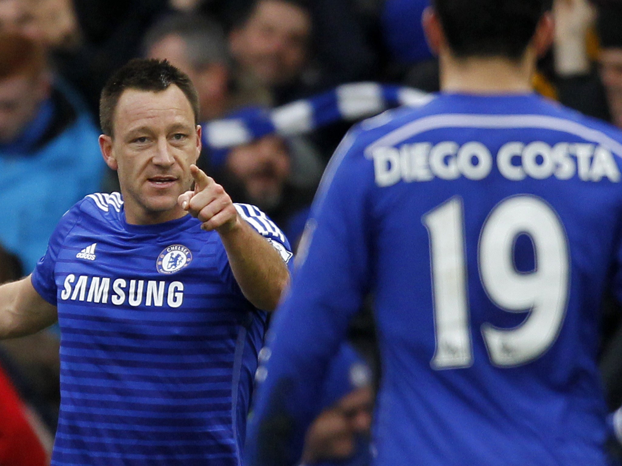 John Terry and Diego Costa