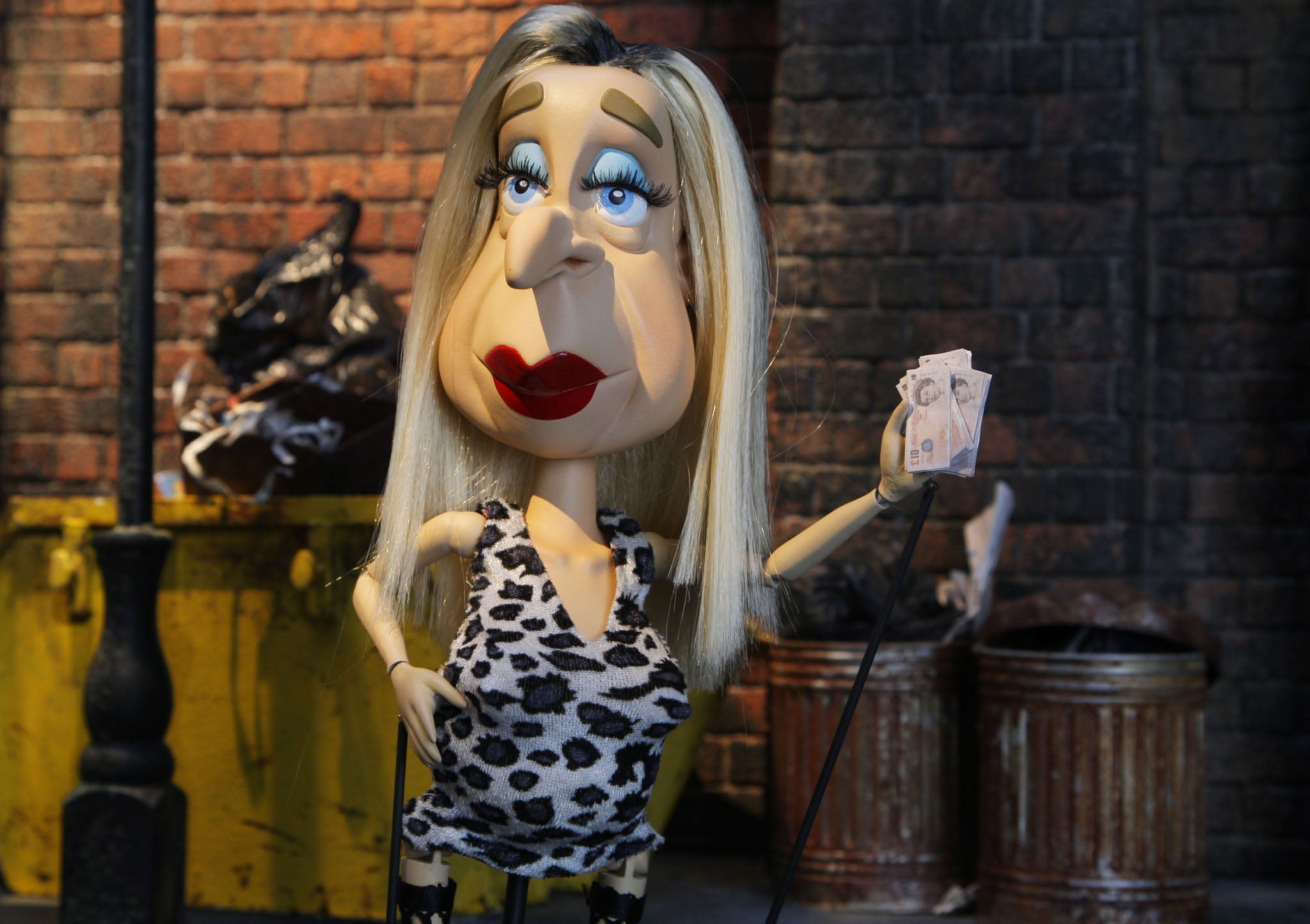 Katie Hopkins is re-imagined as a media whore in ITV's Newzoids