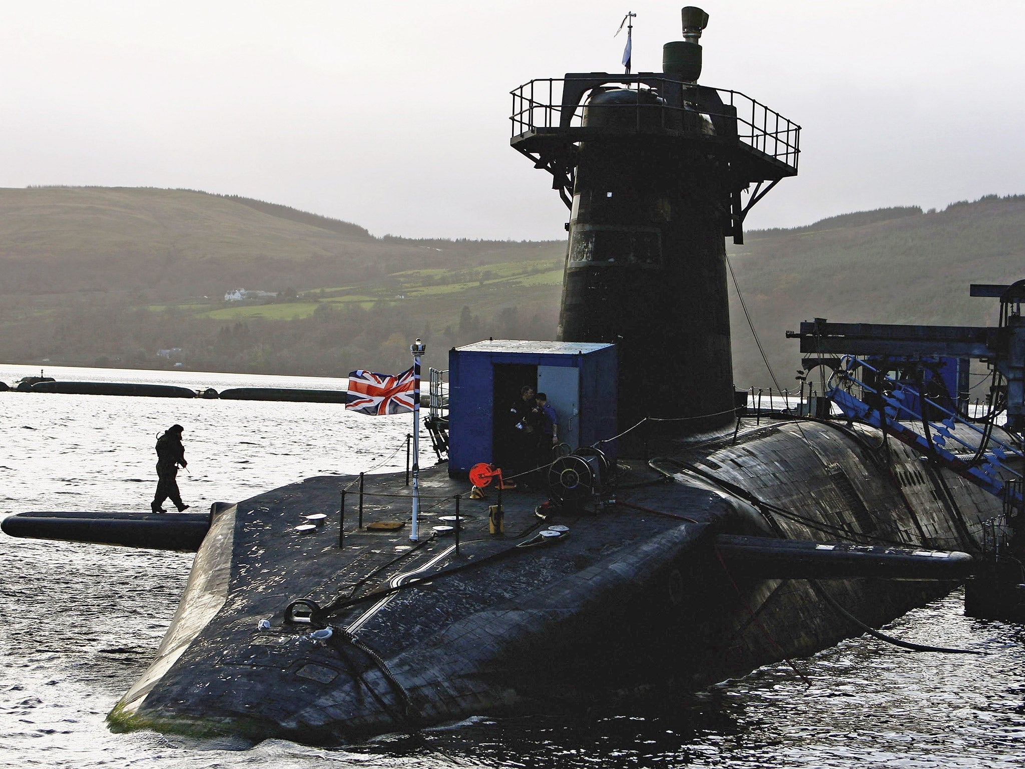 Douglas Alexander said Labour's commitment to renewing Trident was 'crystal clear' (Getty)