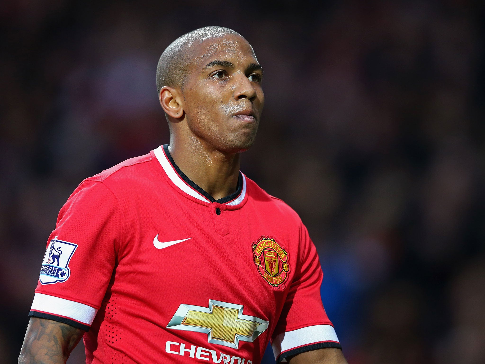 Manchester United winger Ashley Young