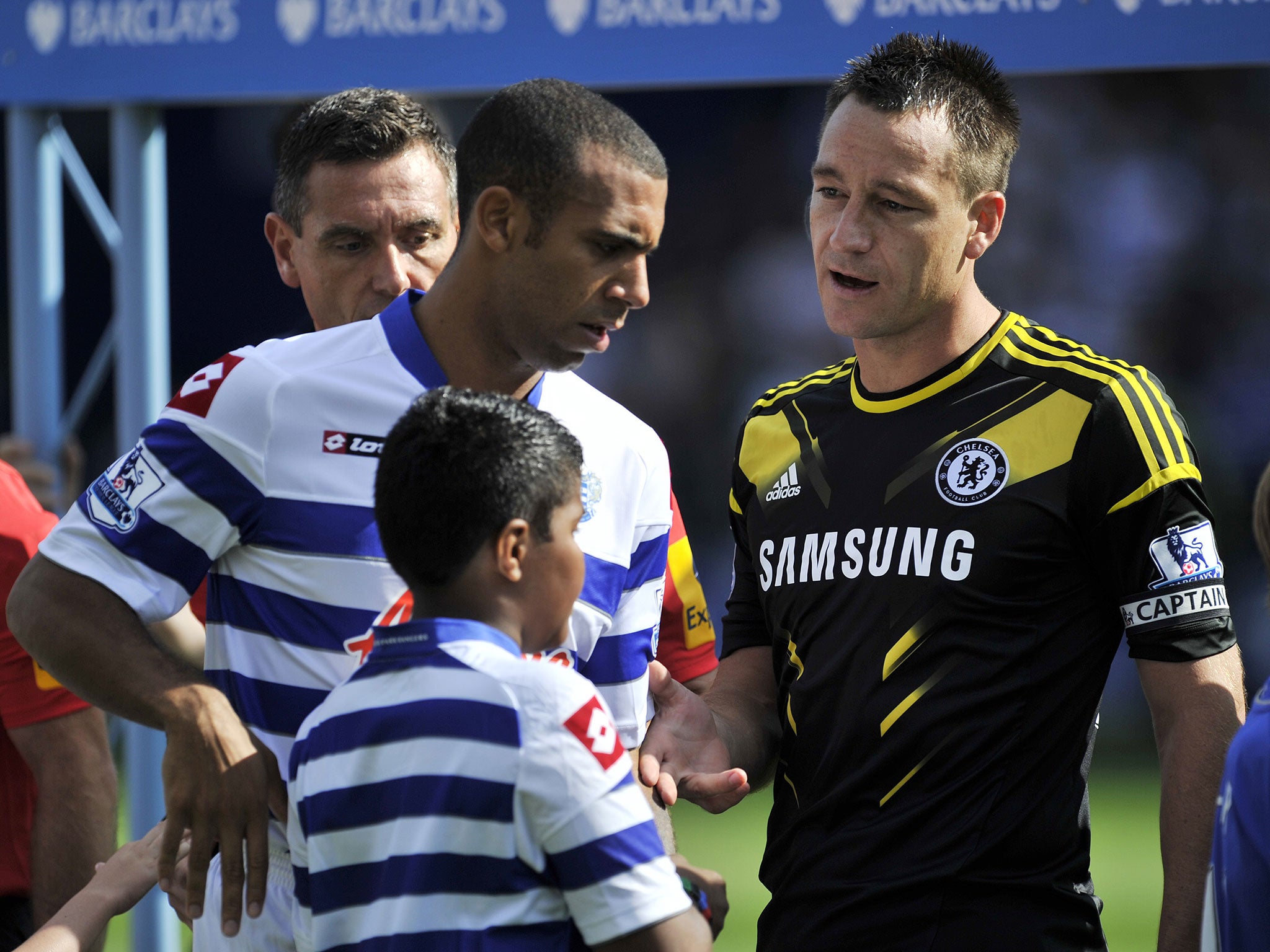 Ferdinand refused to shake hands with Terry on his return to Loftus Road