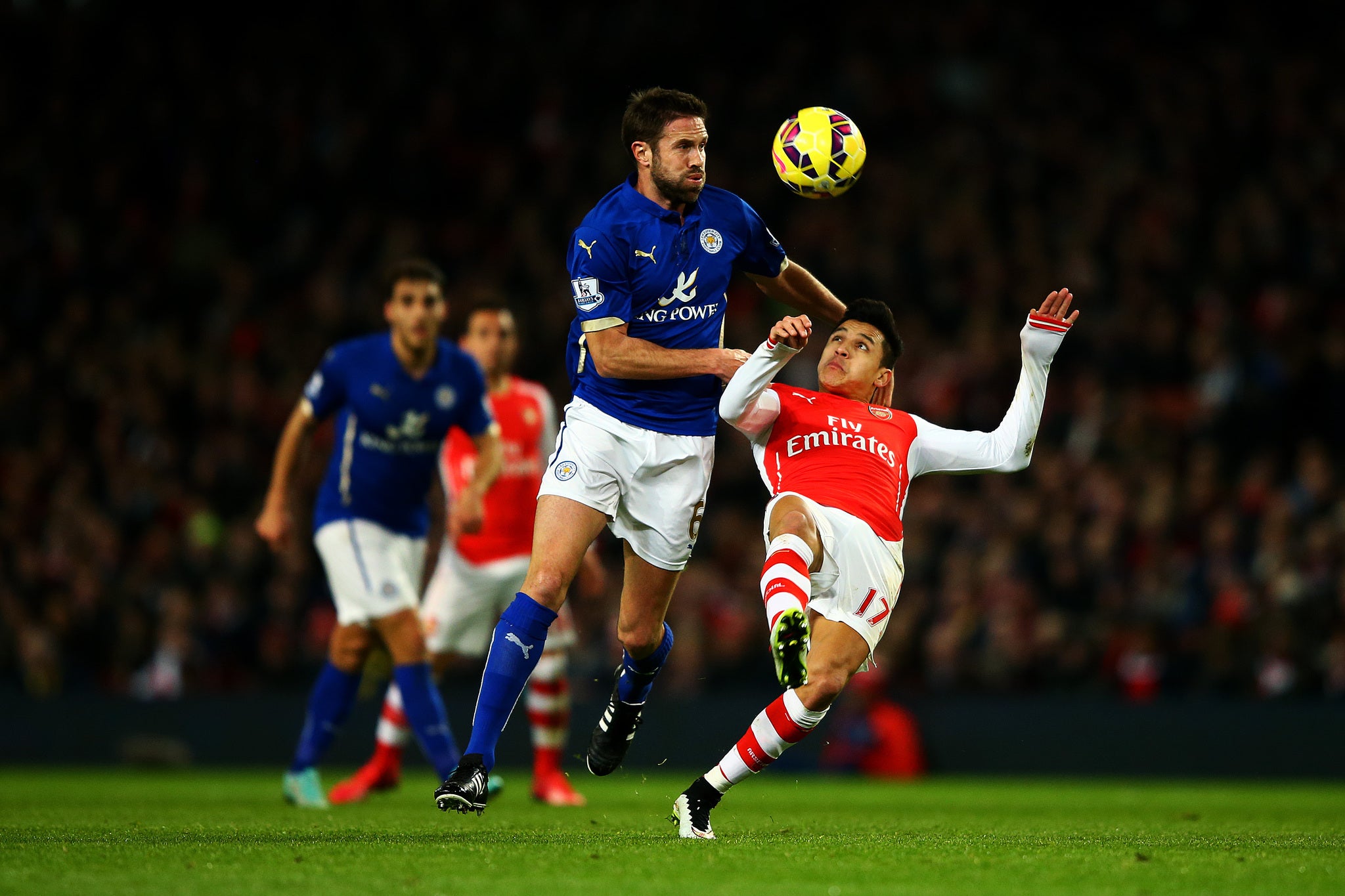 Matt Upson returns to action after an injury