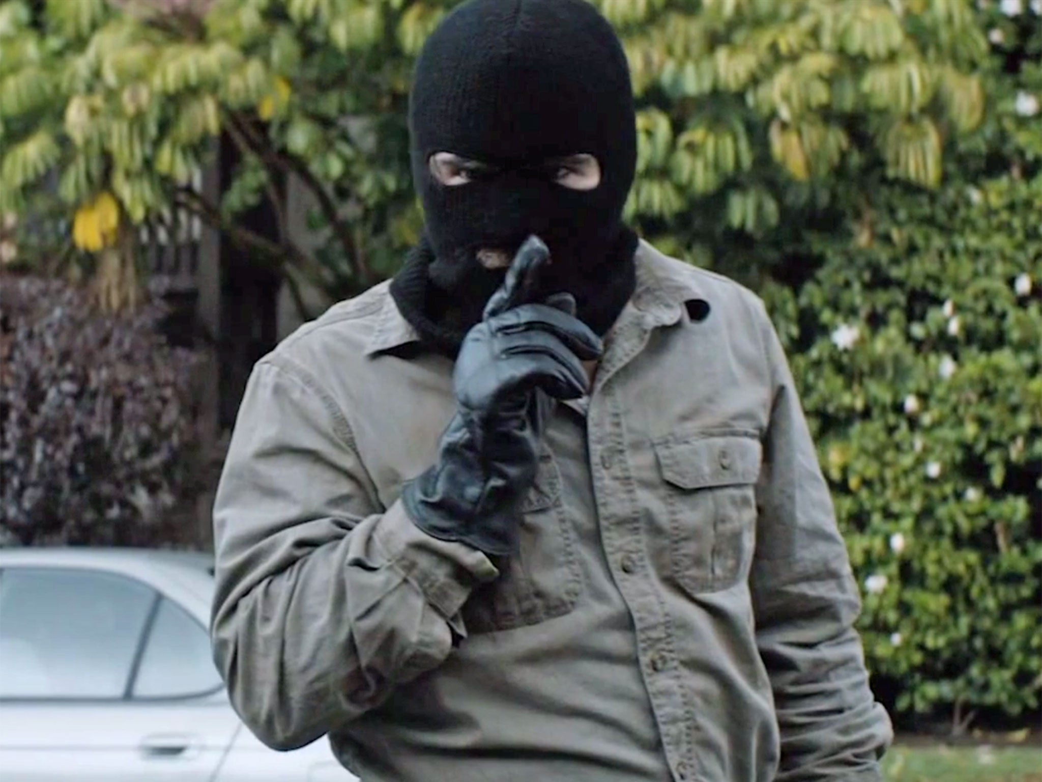 A balaclava-clad man from the season 2 trailer of True Detective