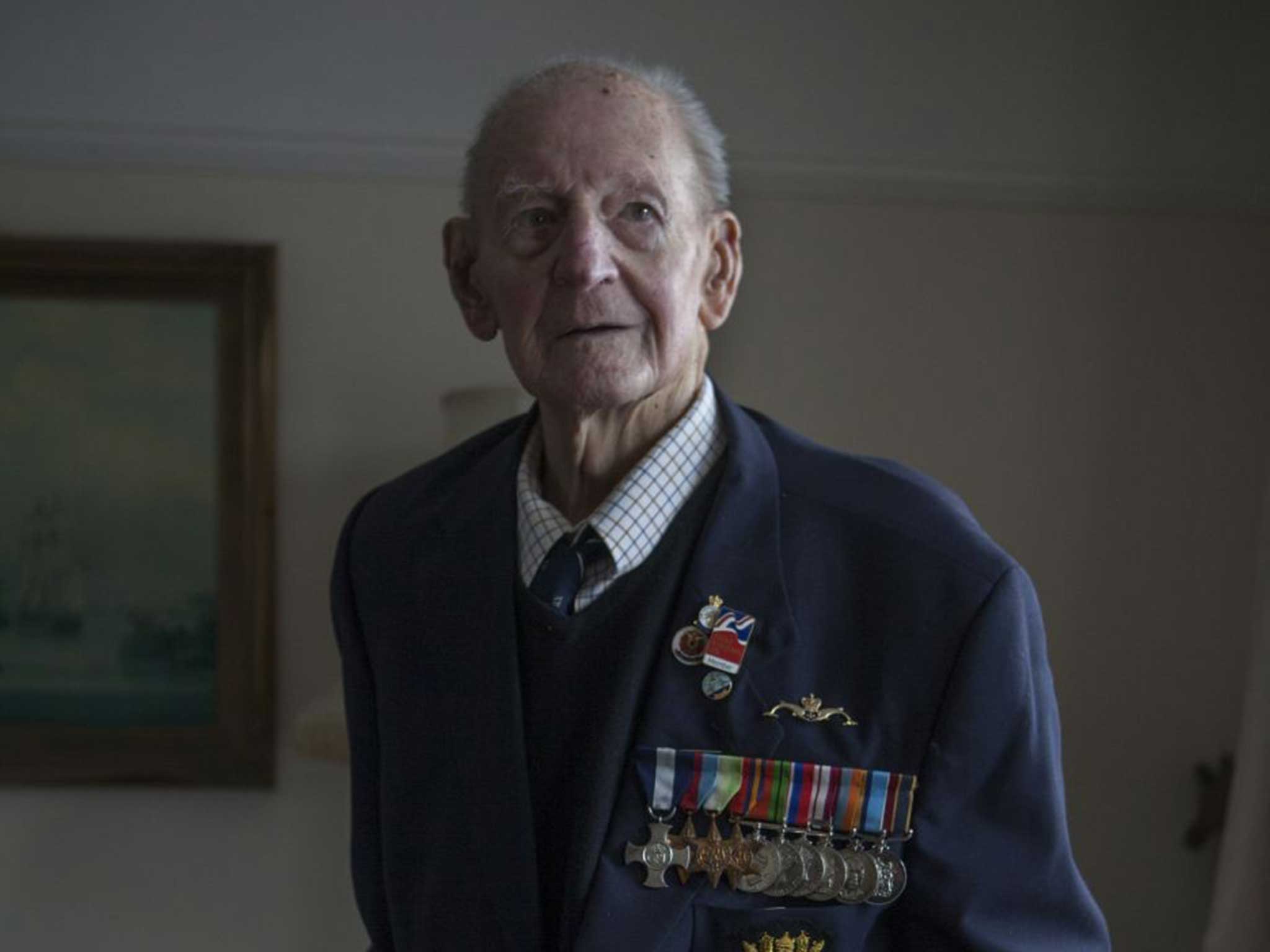 Lt Anthony Eldridge at his home in Watford