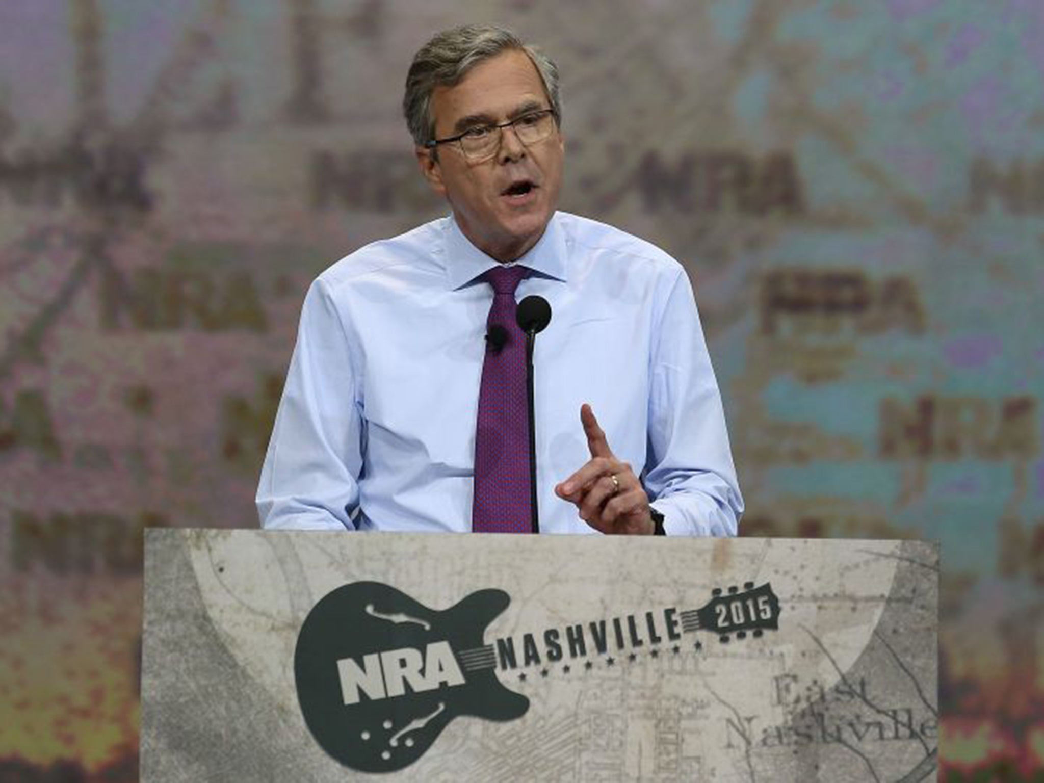 Jeb Bush has faced Republican accusations he lacks the conservative credentials to lead them